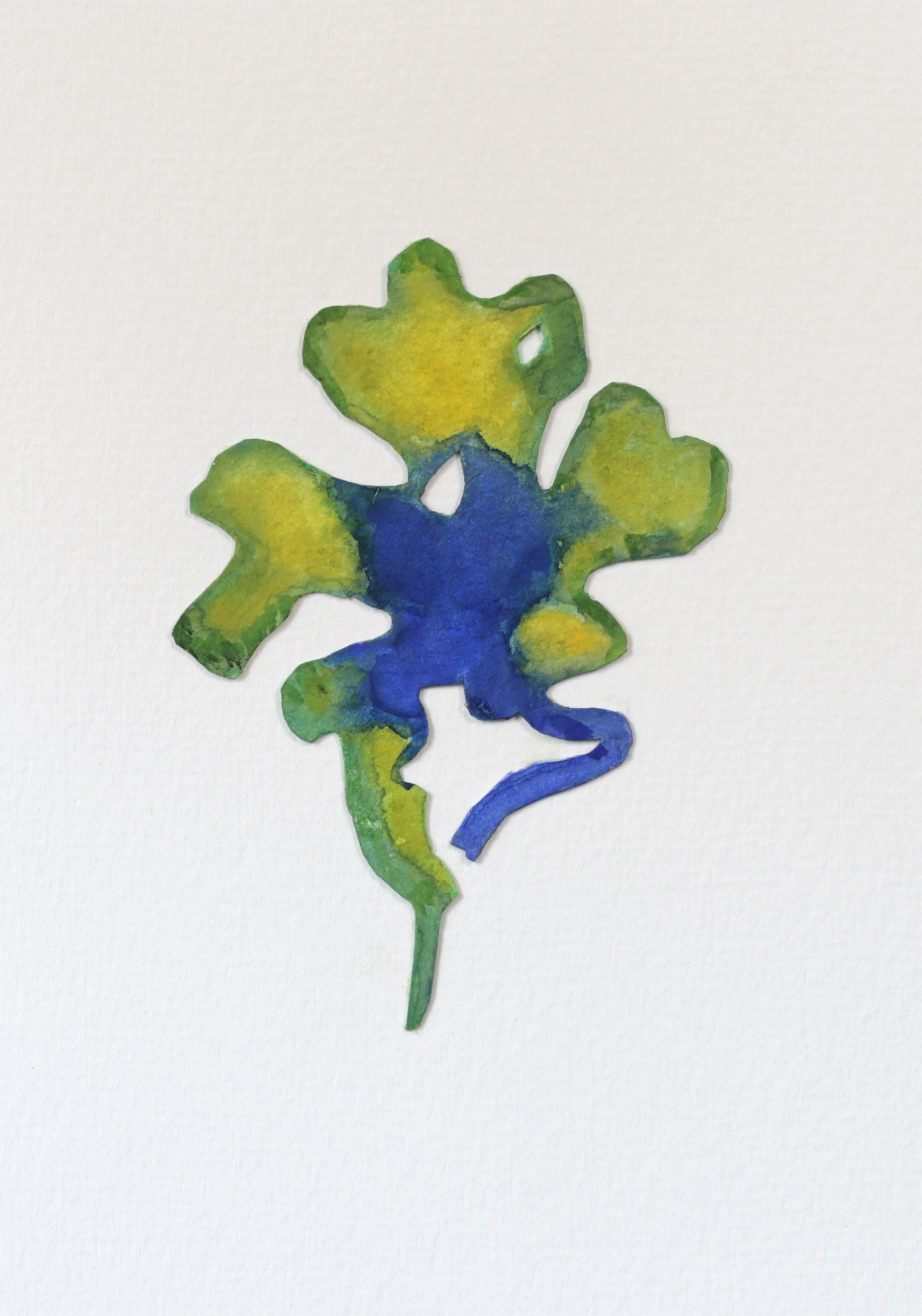 24-0387, 2019, Watercolor on paper, 7" X 5"