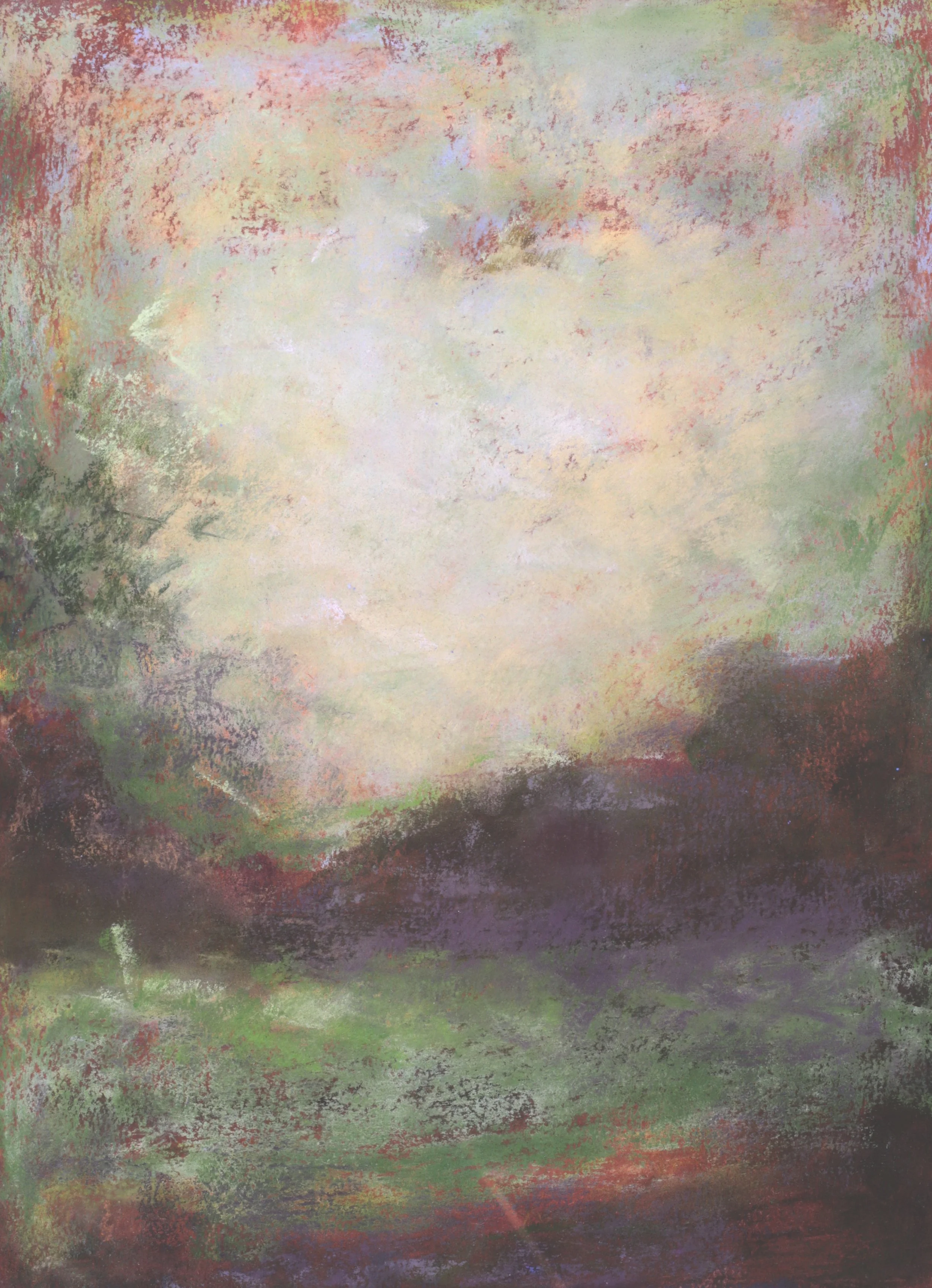 24-0239, 2023, Pastel on paper, 11" x 15"