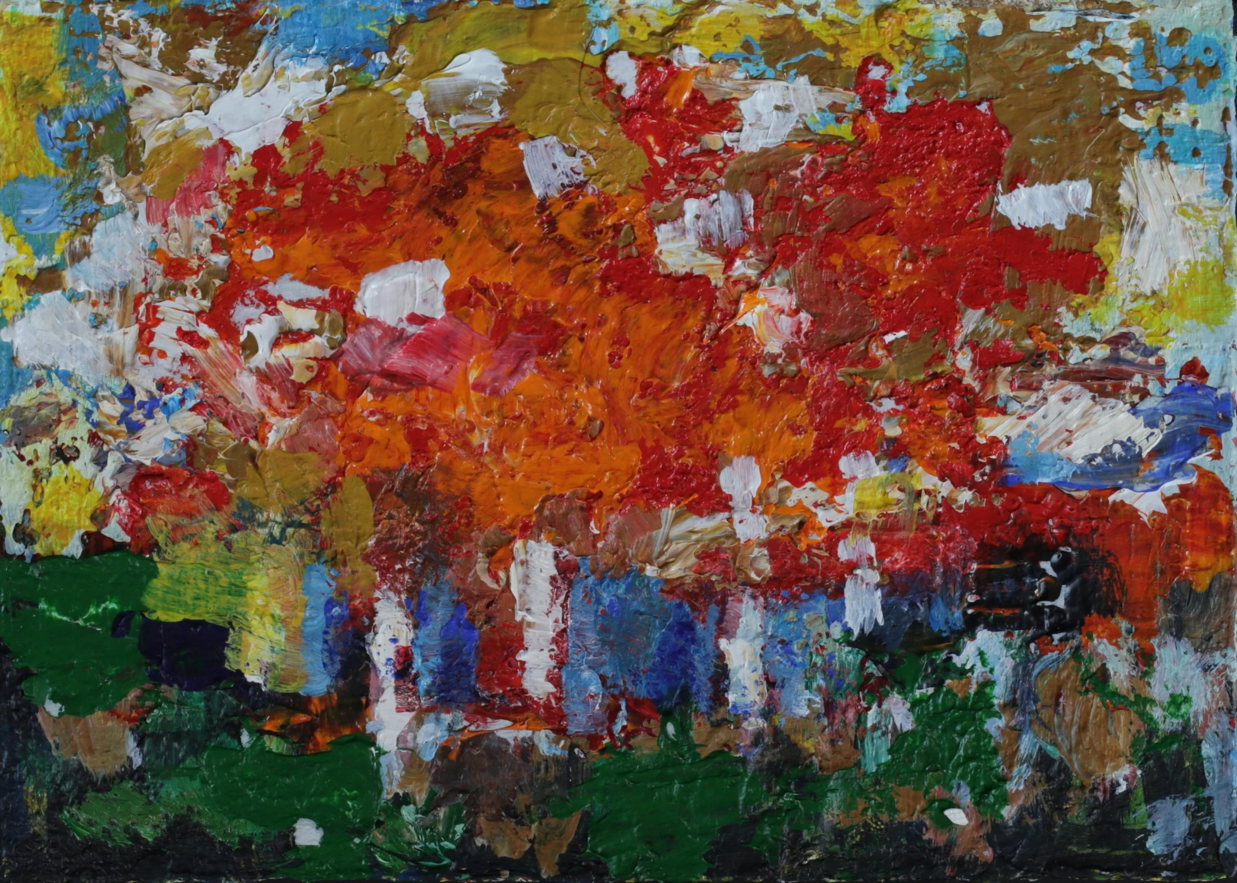24-043, 2026, Acrylic on panel, 5" x 7"