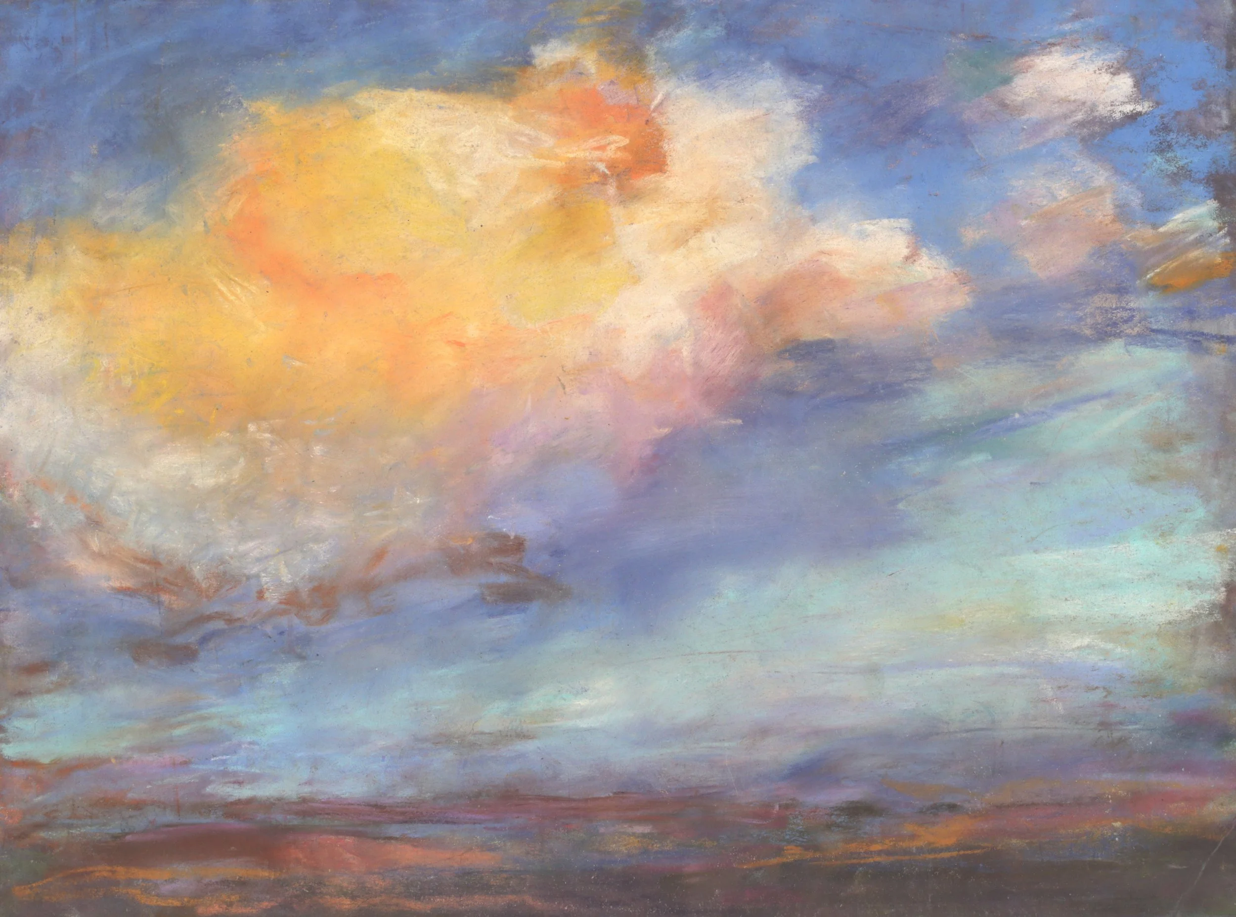 24-0255, 2024, Pastel on paper, 11 3/4" x 15 3/4"
