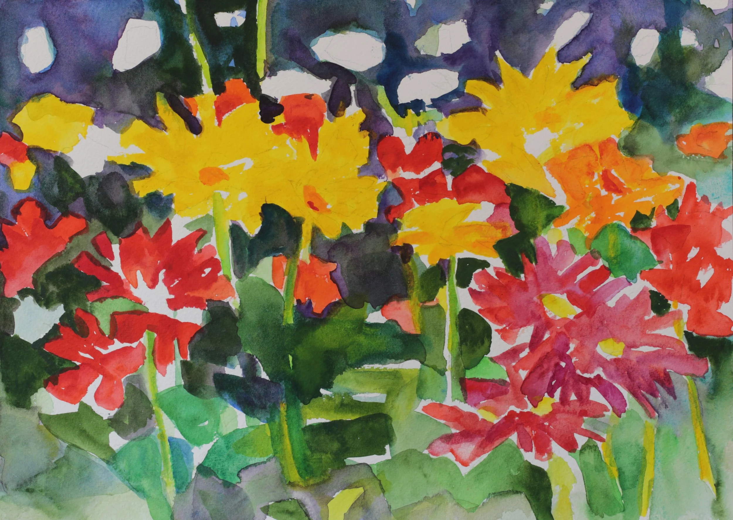 24-0312, 2025, Watercolor on paper, 10 1/4" X 14"