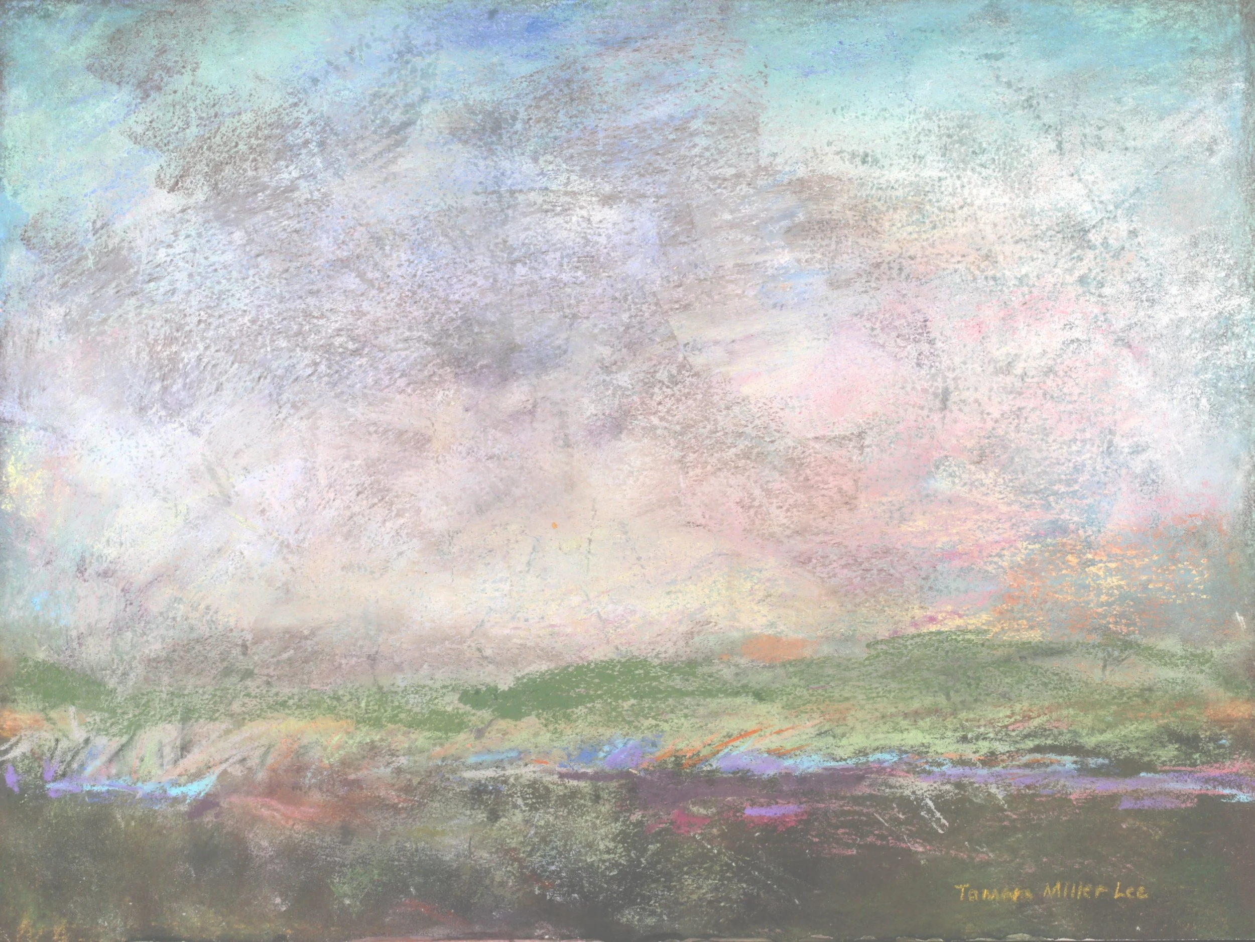 24-0257, 2024, Pastel on paper, 11 3/4" x 15 3/4"