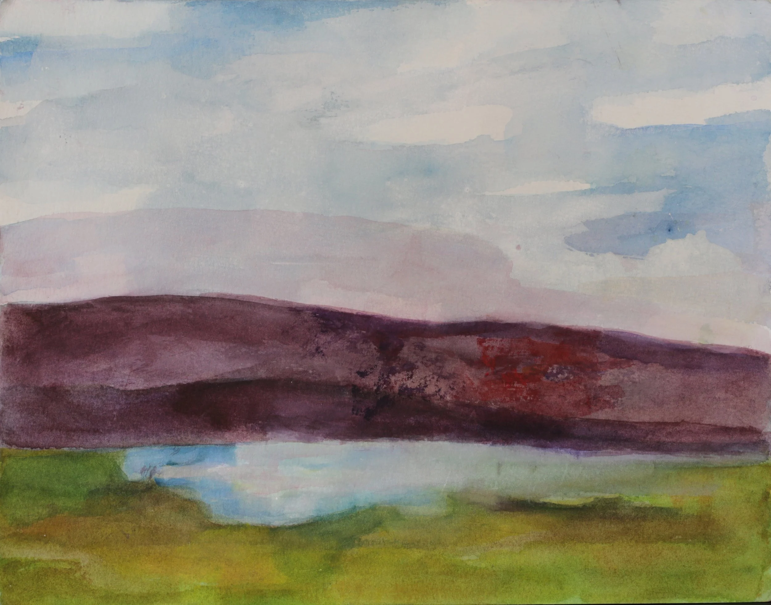26-0341, 2024, Watercolor on paper, 11" X 14"