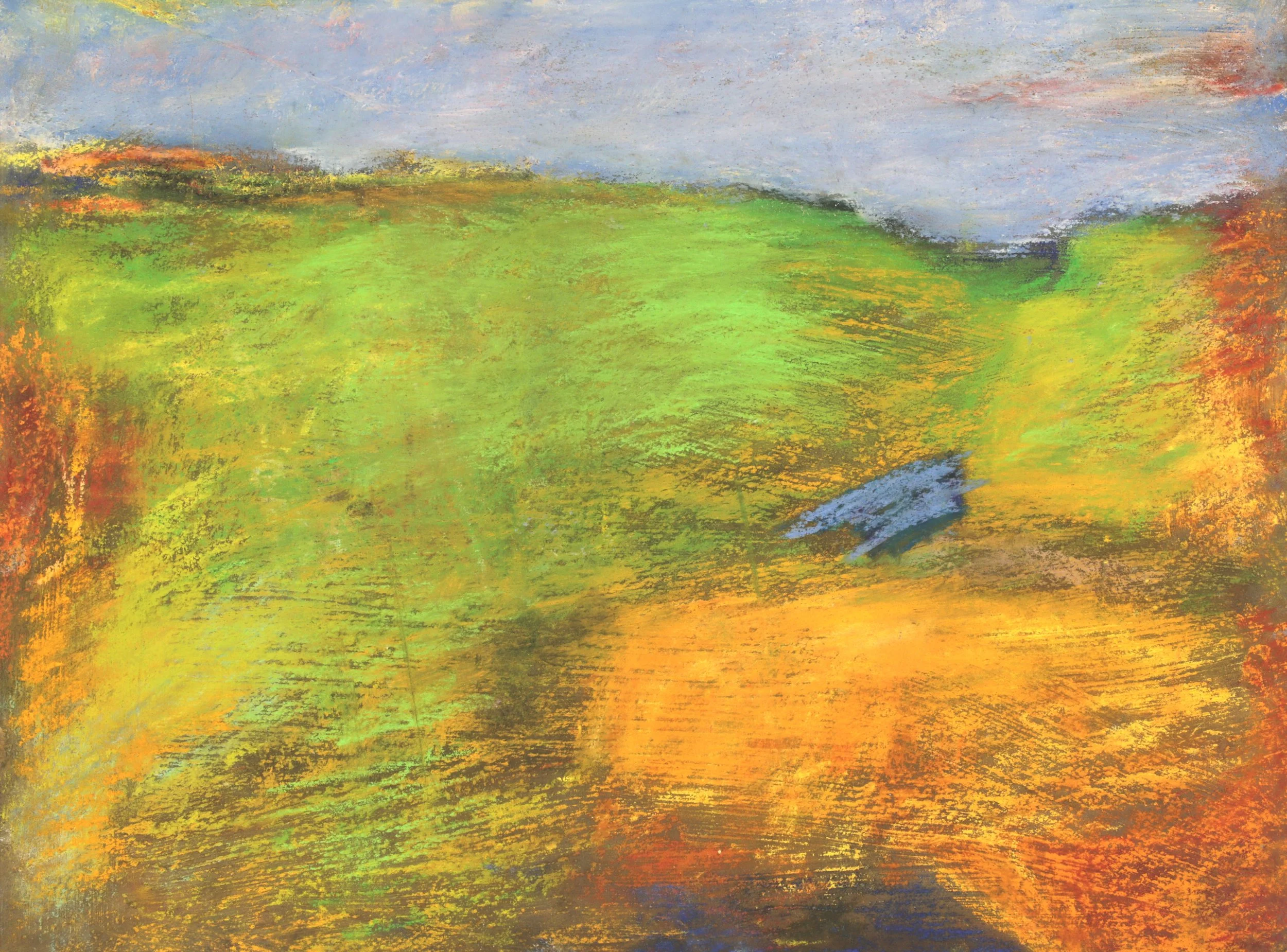 24-0233, 2025, Pastel on paper, 12" x 16"