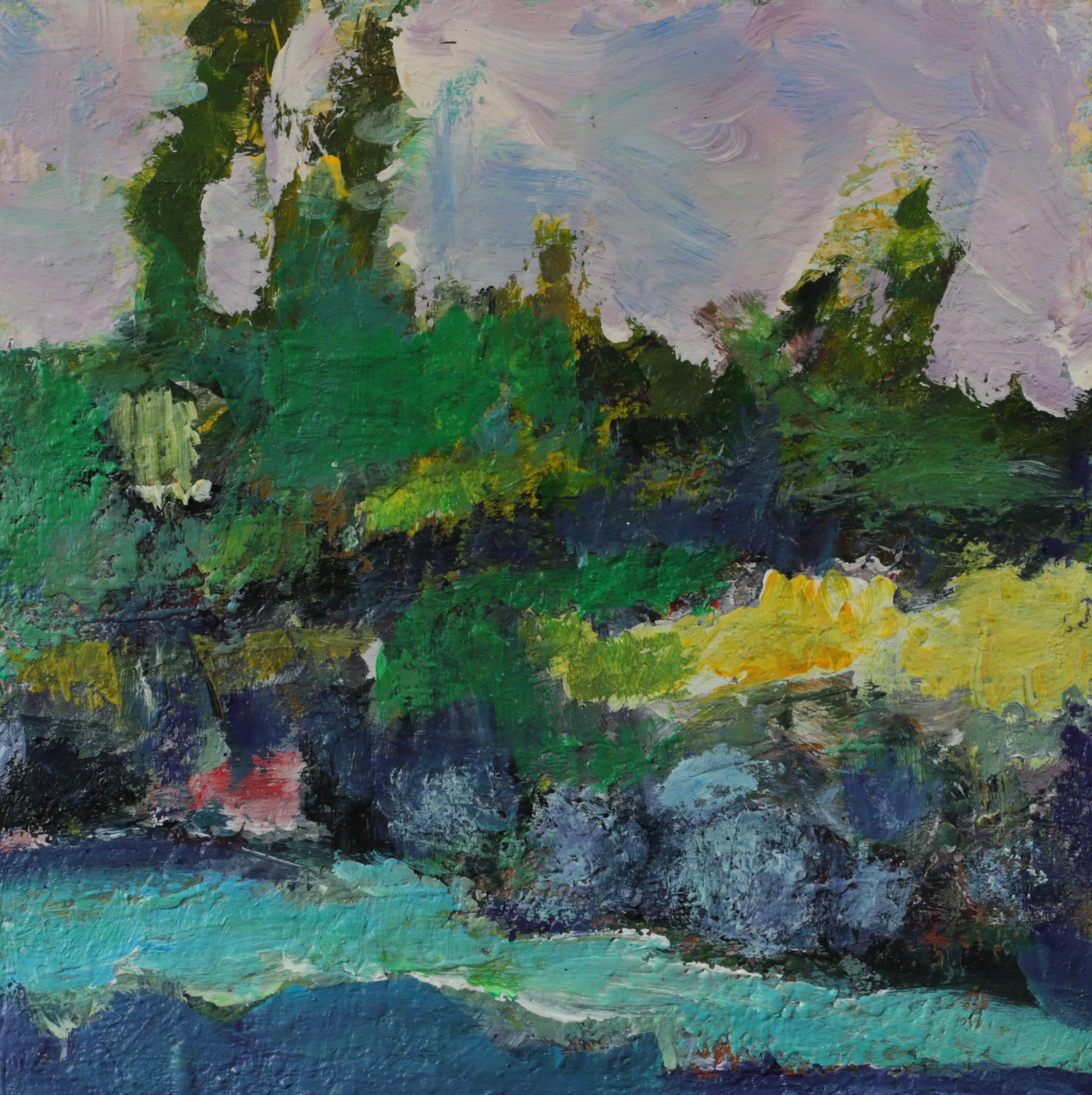 24-048, 2026, Acrylic on board, 18" x 18"