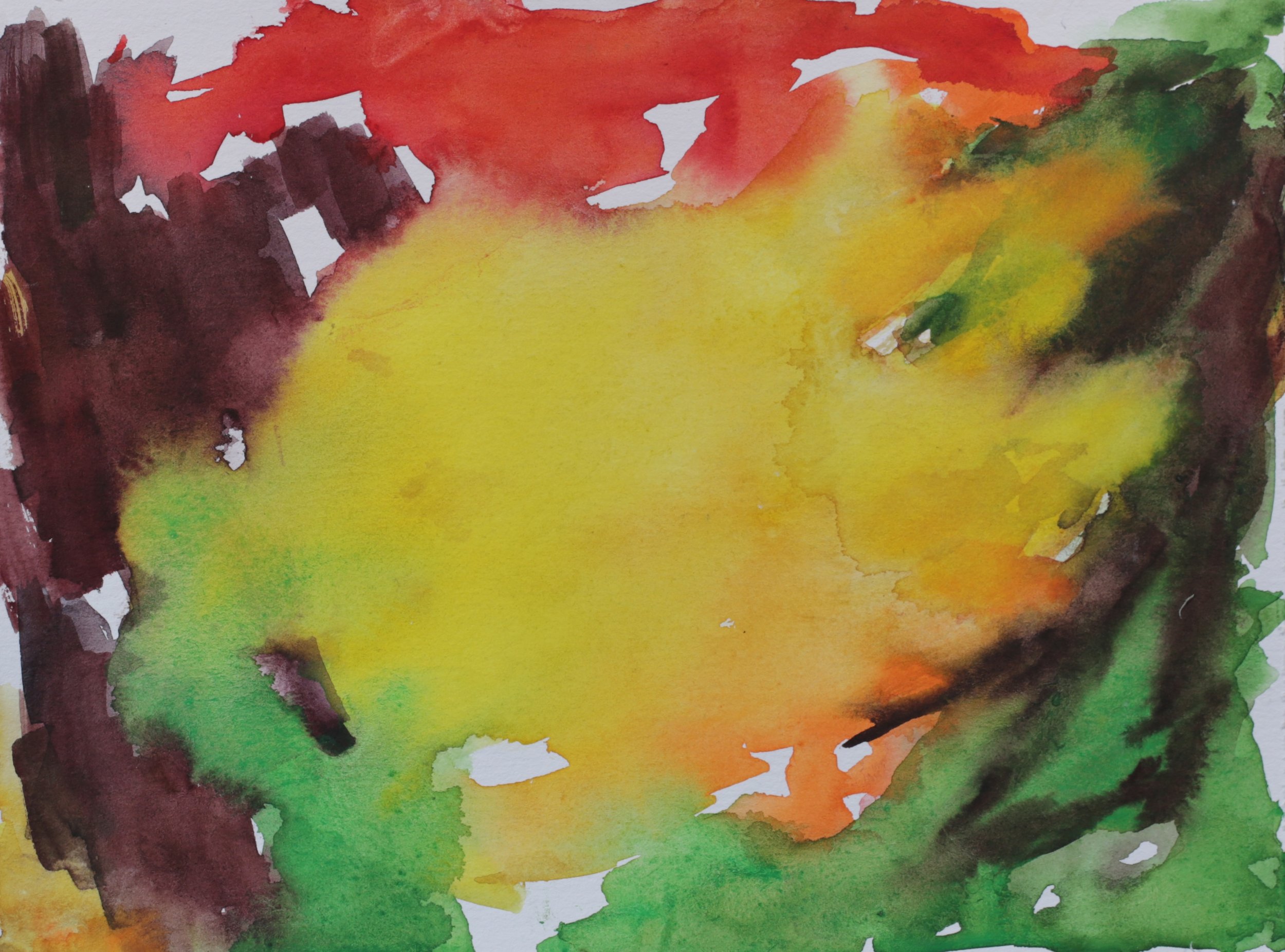 26-0301, 2024, Watercolor on paper, 9" X 12"