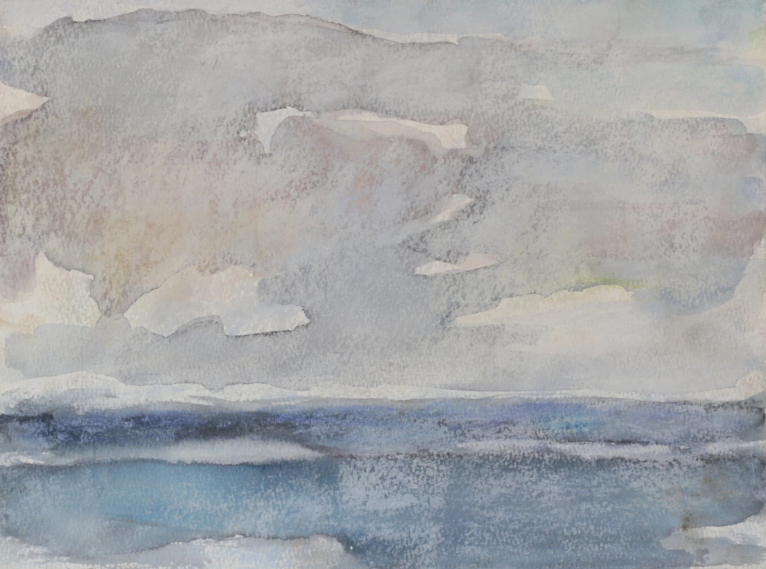 25-0352, 2022, Watercolor on paper, 9" X 12"