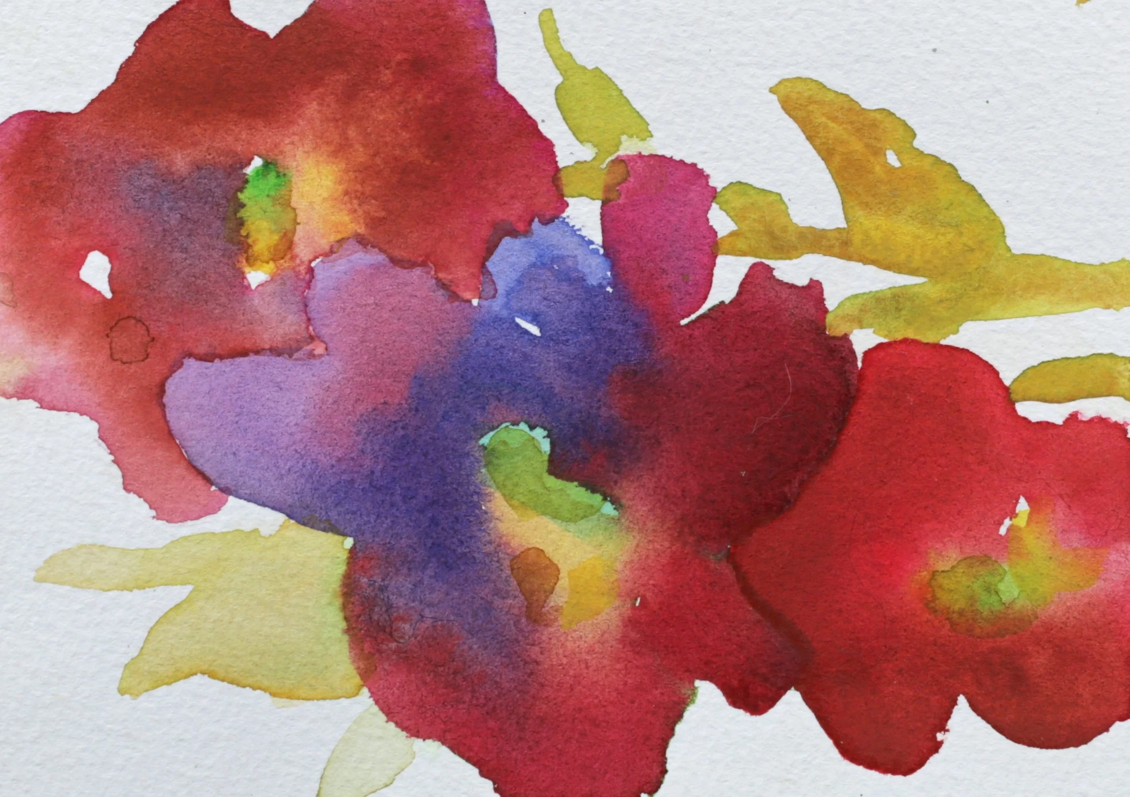 25-0365, 2024, Watercolor on paper, 4 1/2" X 5 7/8"