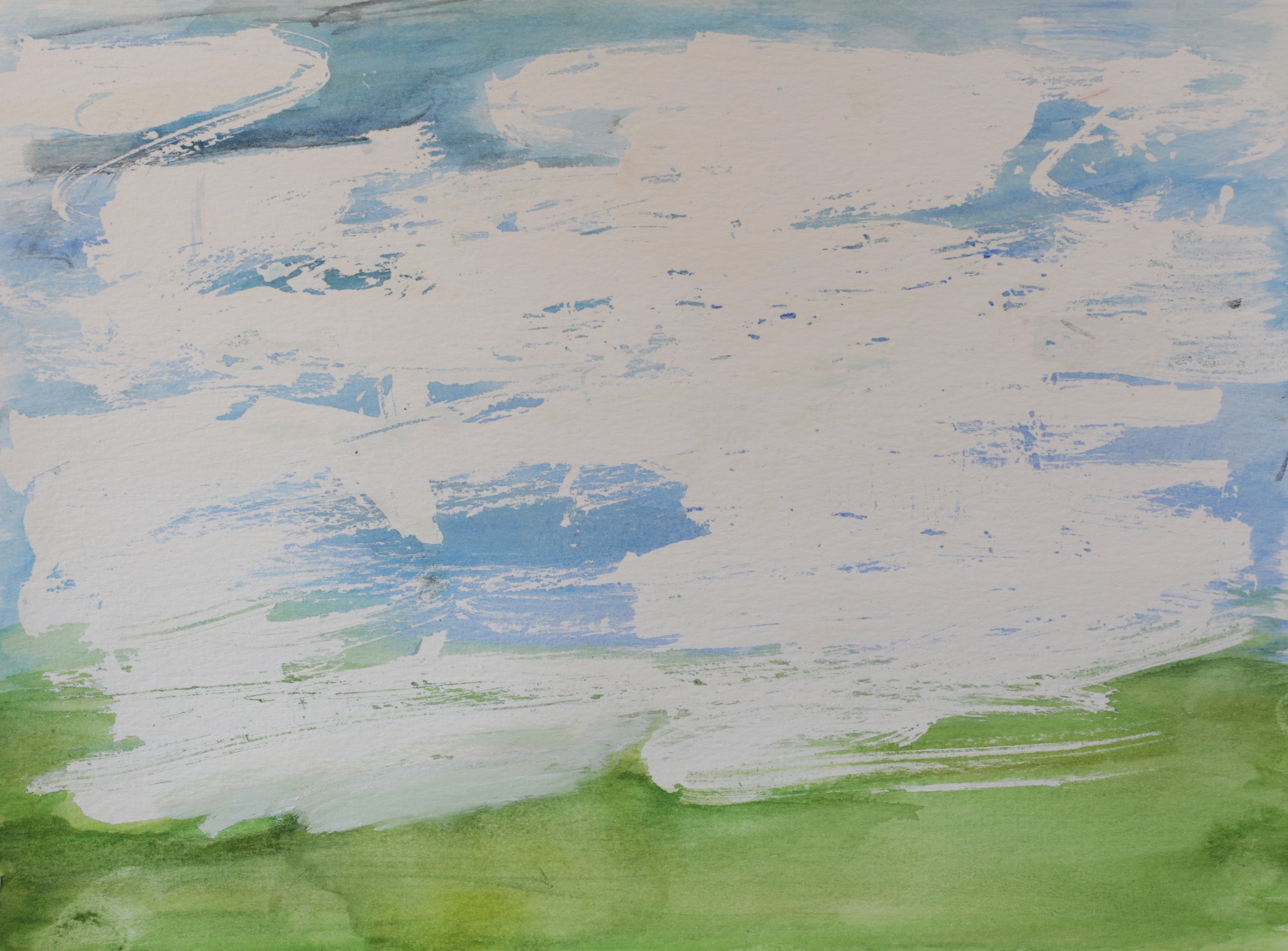 26-0329, 2023, Watercolor on paper, 9" X 12"