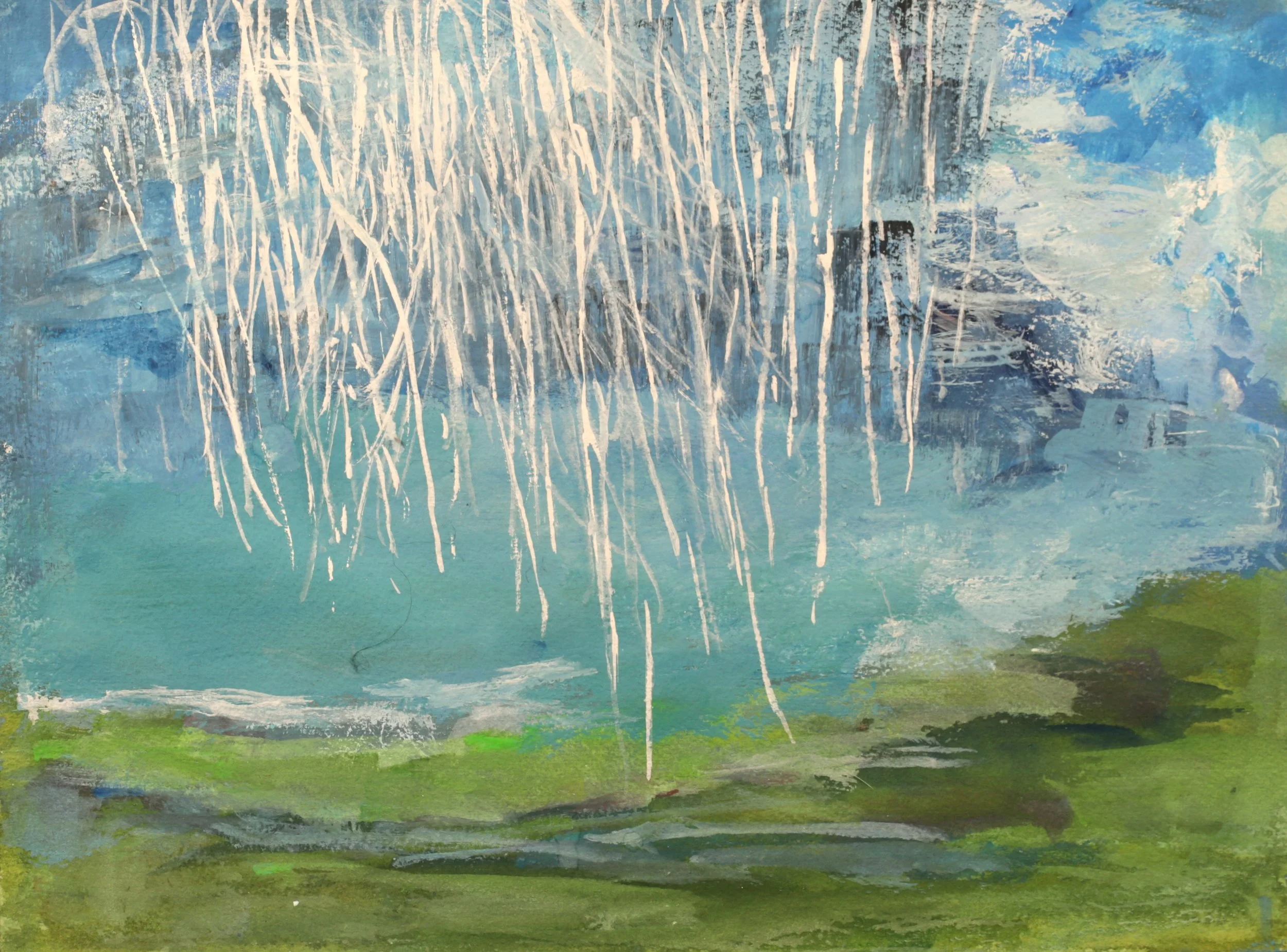 26-0310, 2024, Watercolor on paper, 9" X 12"