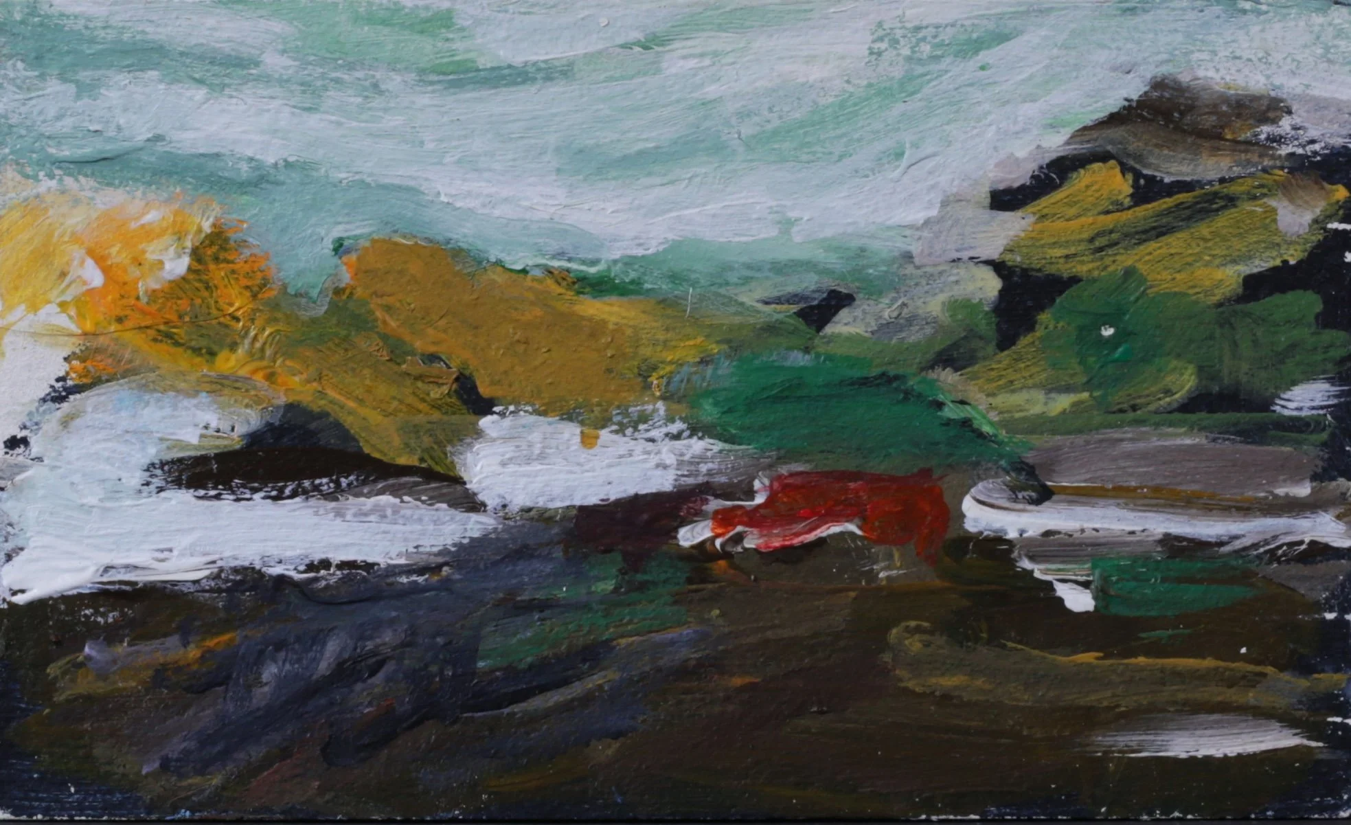 24-039, 2026, Acrylic on board, 3" x 5"