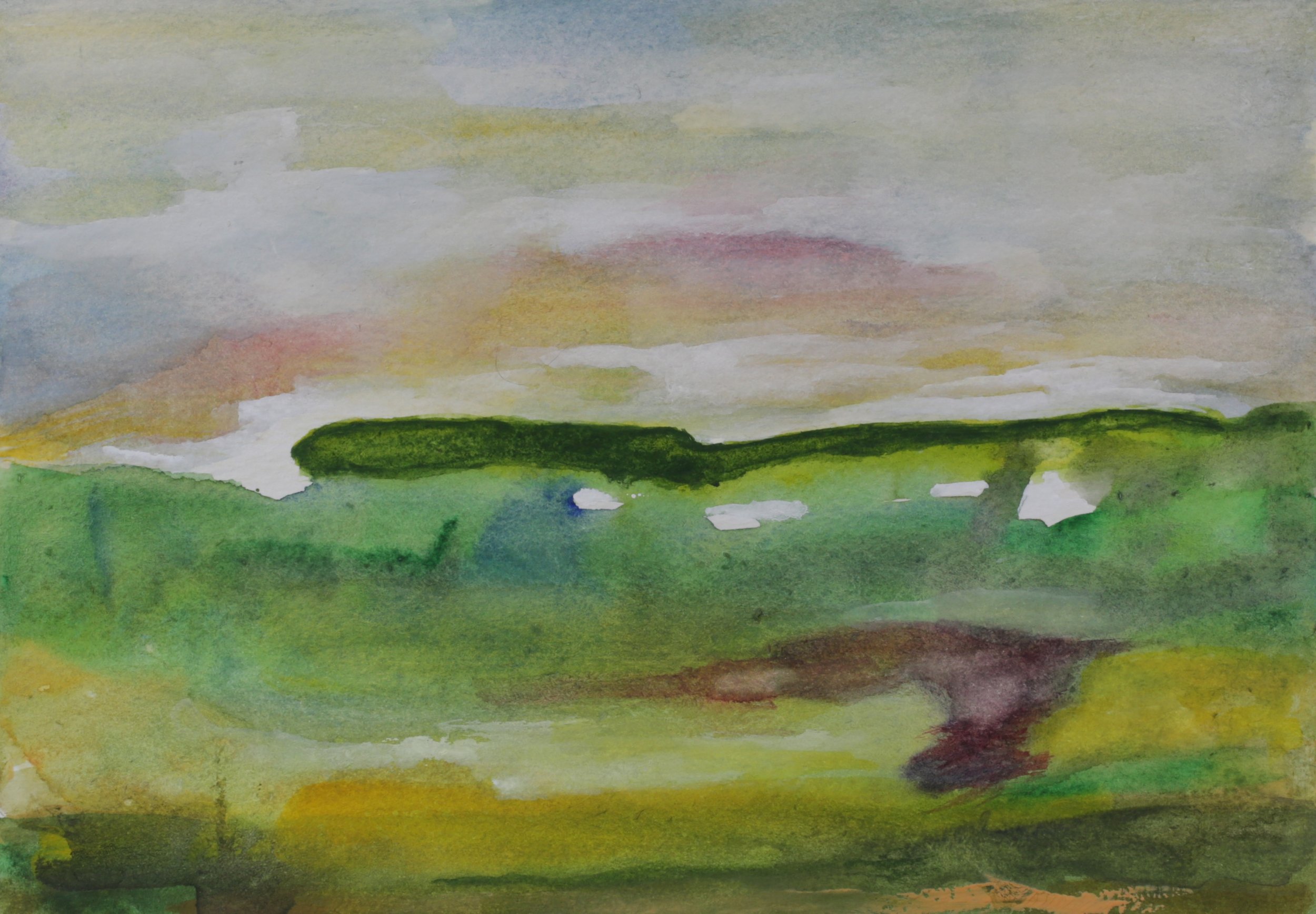 24-0326, 2023, Watercolor on paper, 7" X 10"