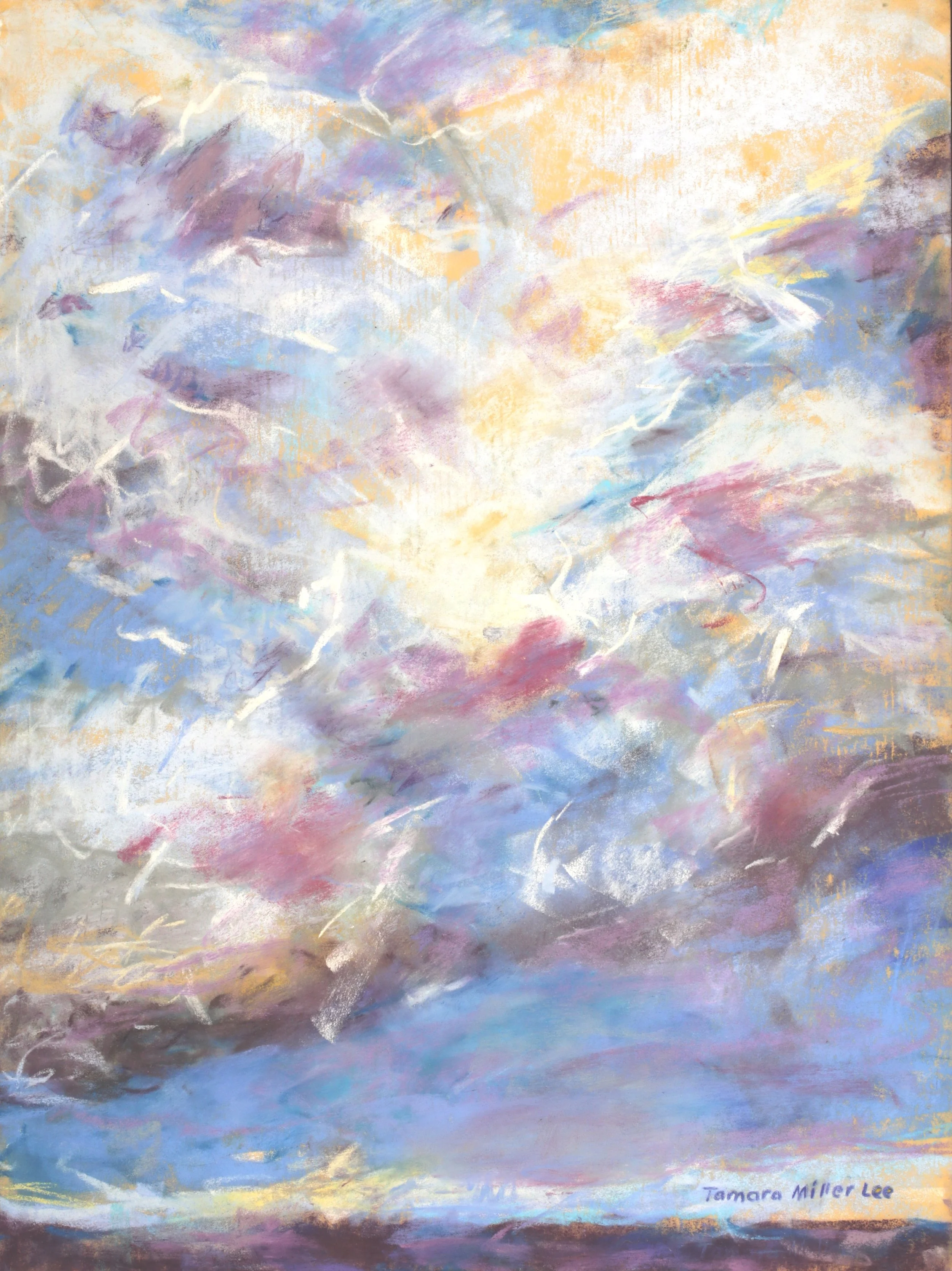 24-0244, 2024, Pastel on paper, 11 3/4" x 15 3/4"