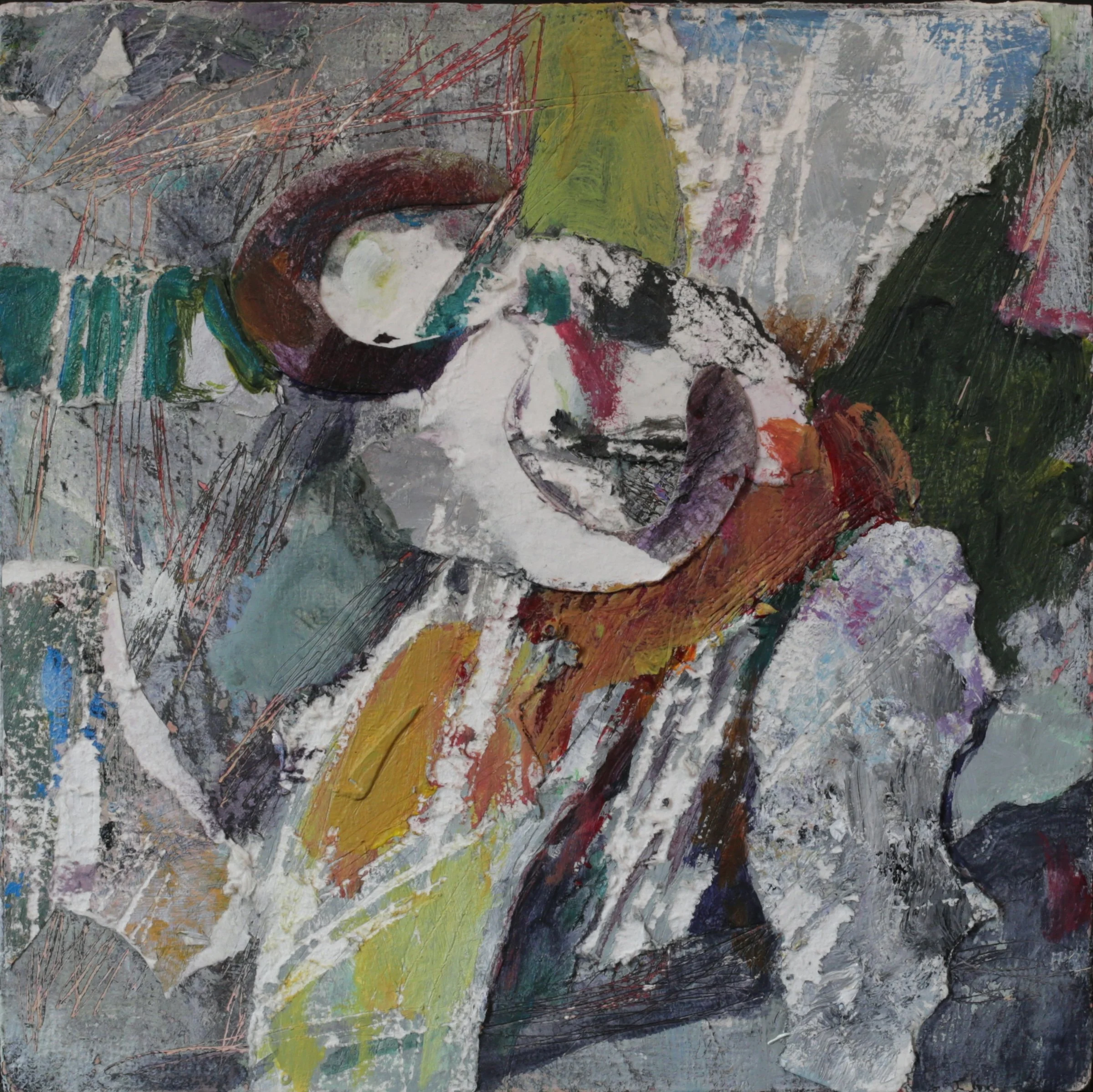 24-044, 2015, Acrylic on board, 6" x 6"