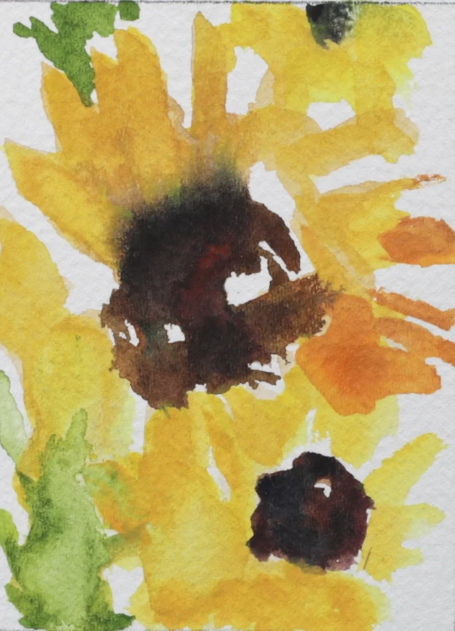 25-0359, 2024, Watercolor on paper, 3 1/2" X 2 3/8"
