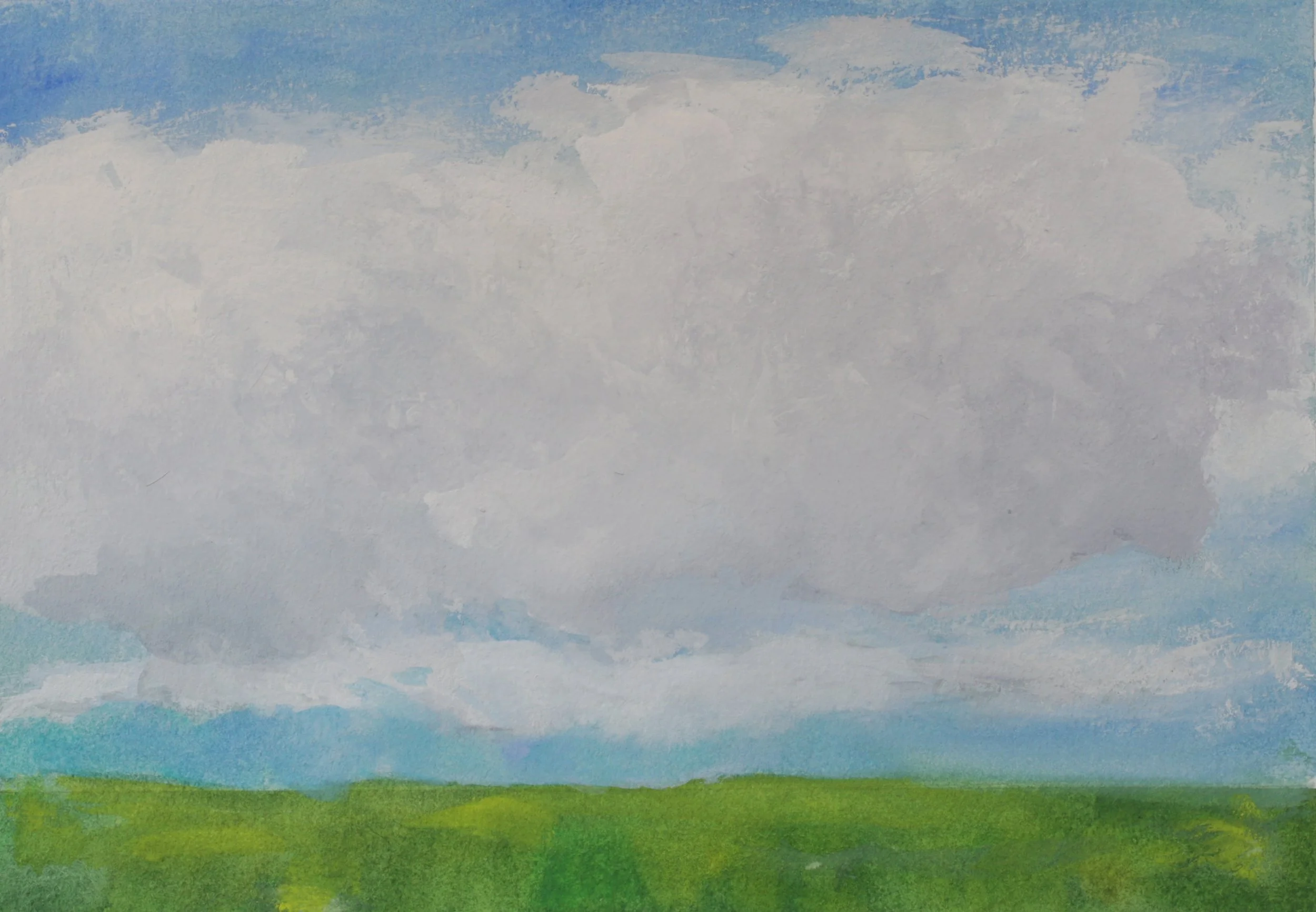 24-0328, 2023, Watercolor on paper, 7" X 10"