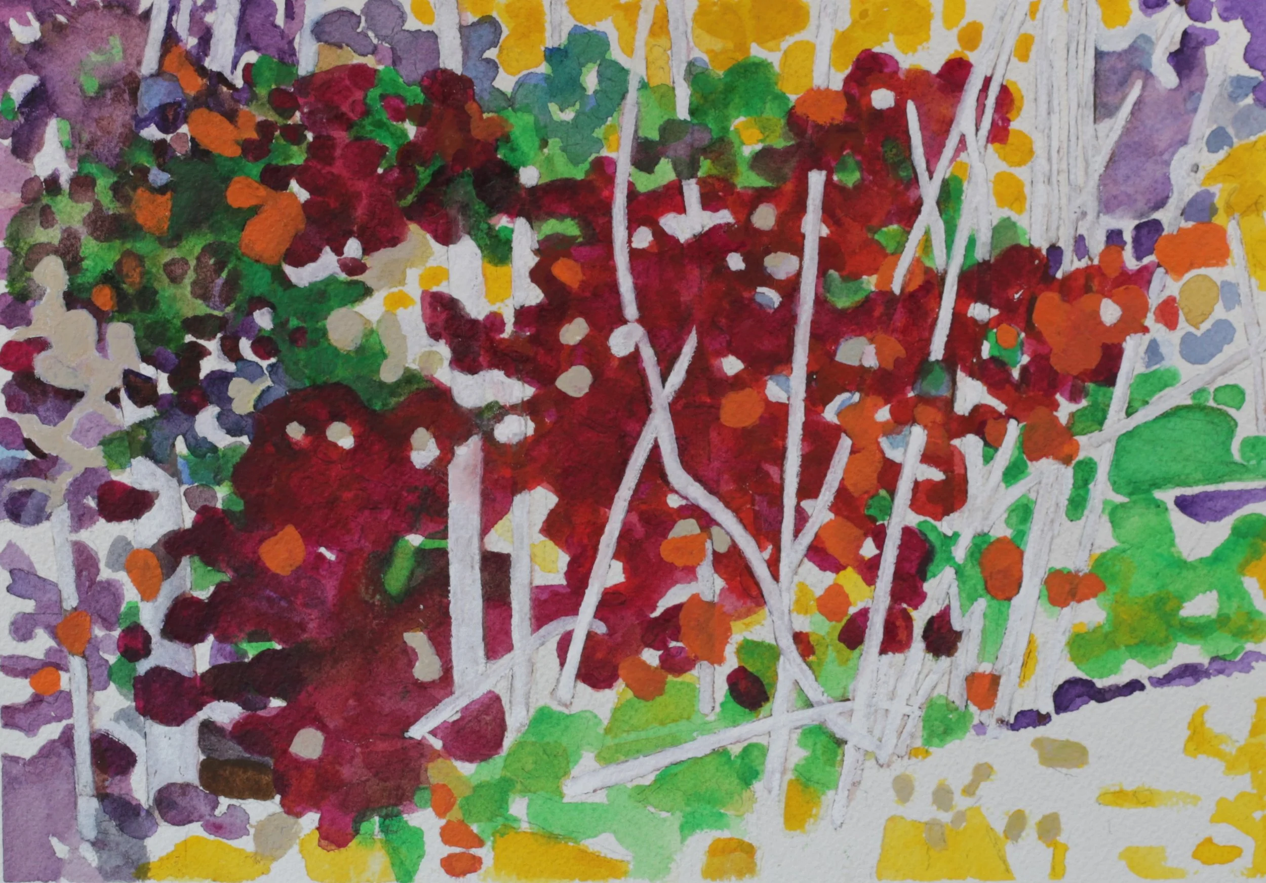 25-0382, 2024, Watercolor on paper, 7 1/8" X 10 1/4"