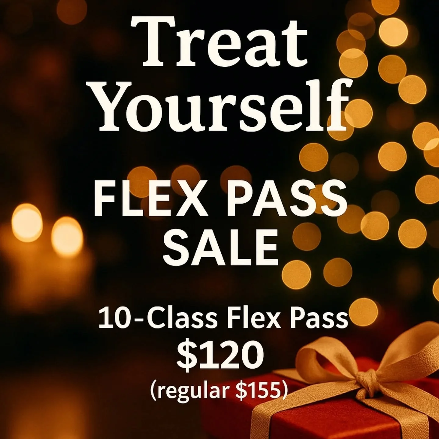❄️ LIGHT UP THE VILLAGE SALE ALERT! ✨

Time to treat yourself while you're celebrating on 13th Ave! Get our 10-Class Flex Pass for only $120 (regularly $155).

This special rate is only available during the Light Up The Village! 

#LightUpTheVillage 