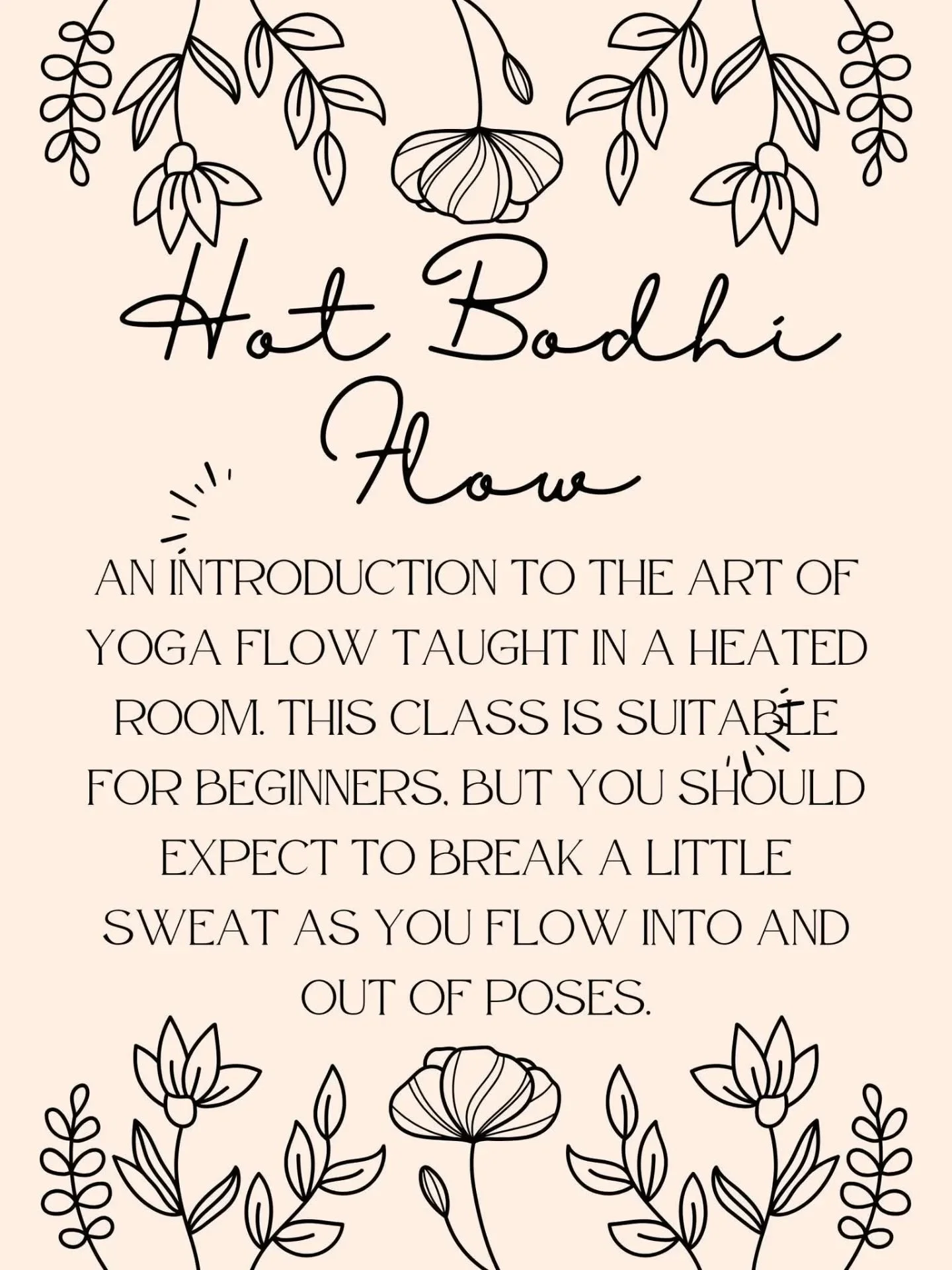 Sunday night is heating up Regina! 

Come join Loa for some Hot Bodhi Flow for the grande finale of Tapas week!  Almost sold out so sign up quick!  Have a wonderful weekend everyone!! Class is Sunday at 6:30pm 

#hotyogaregina #yqryoga #regina