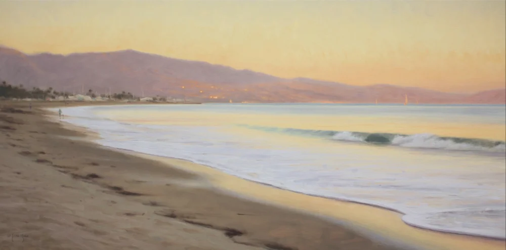 This painting by Ezra Suko gives a good illustration of peace--made by God.