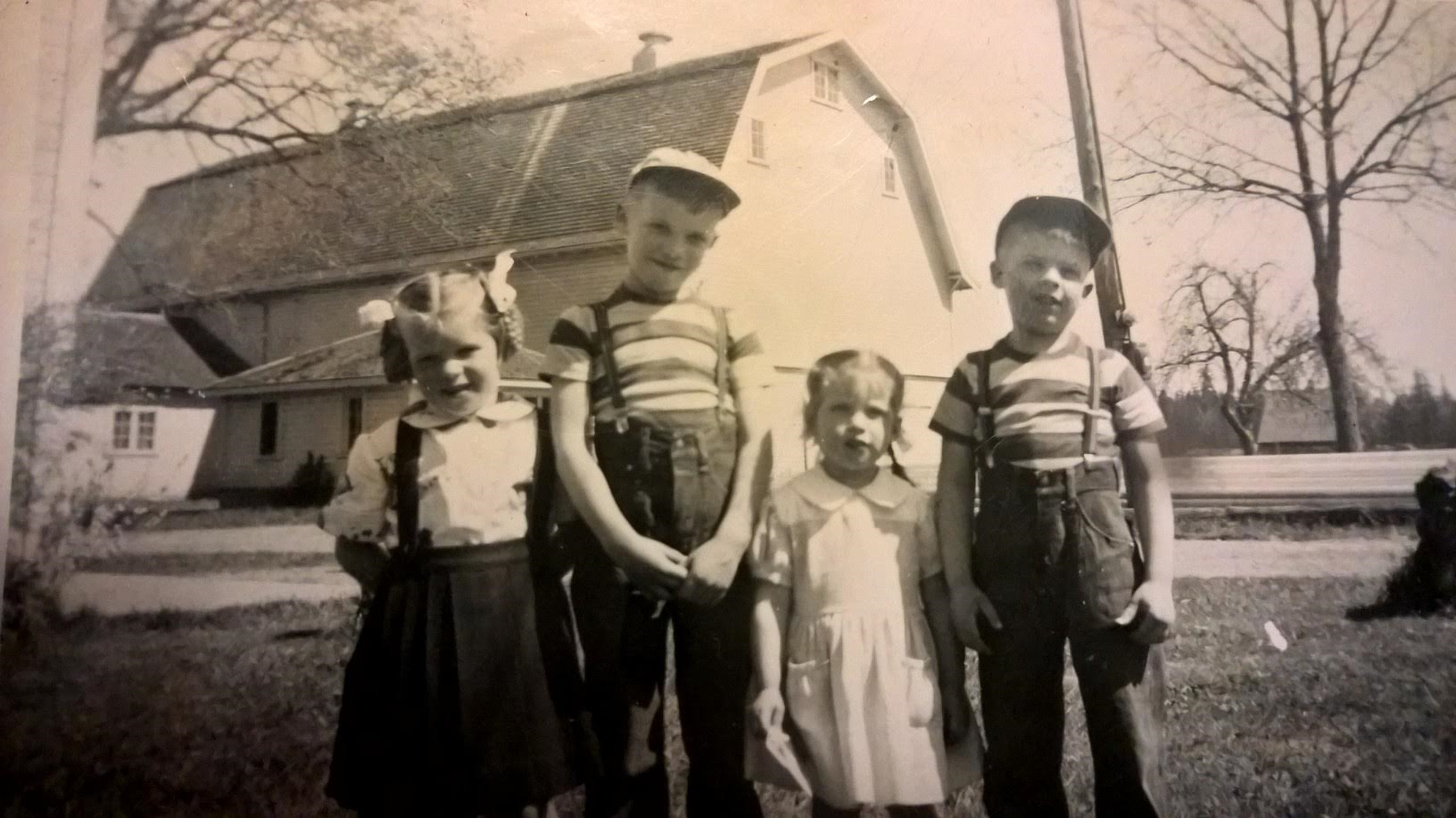 Me, my brother Lyle, my sister Marcia, and my brother Mark.