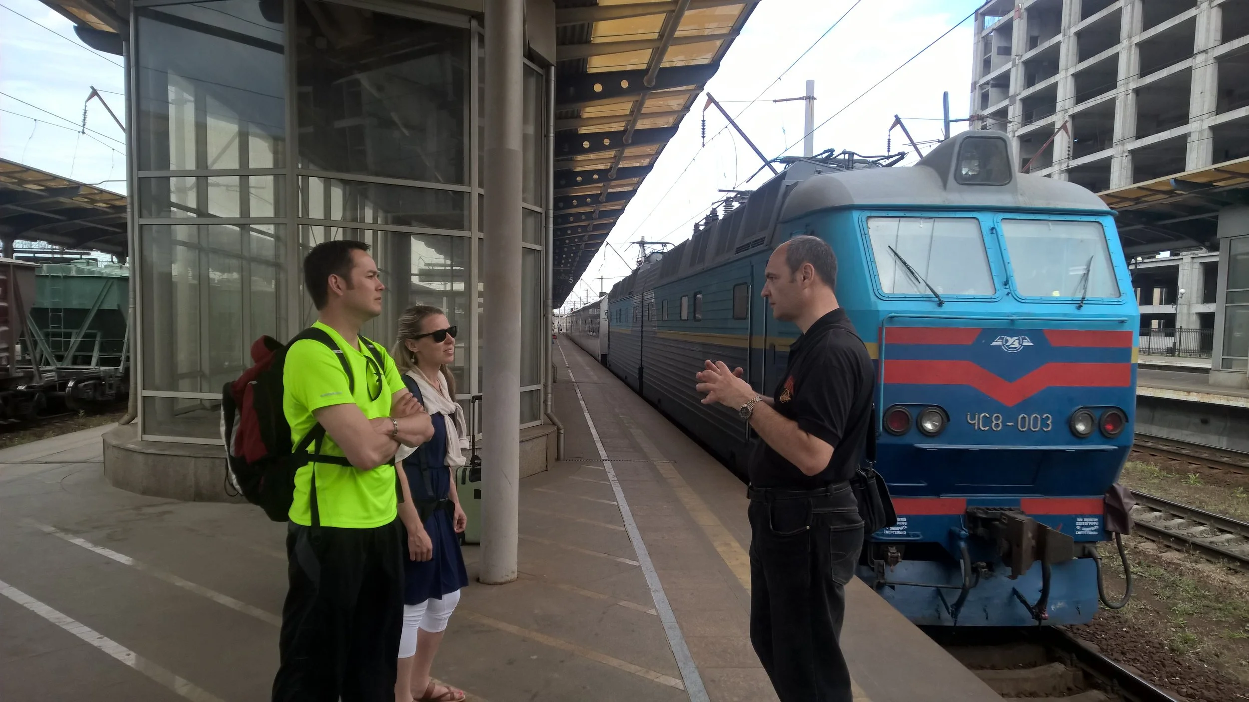 Kiev train station.