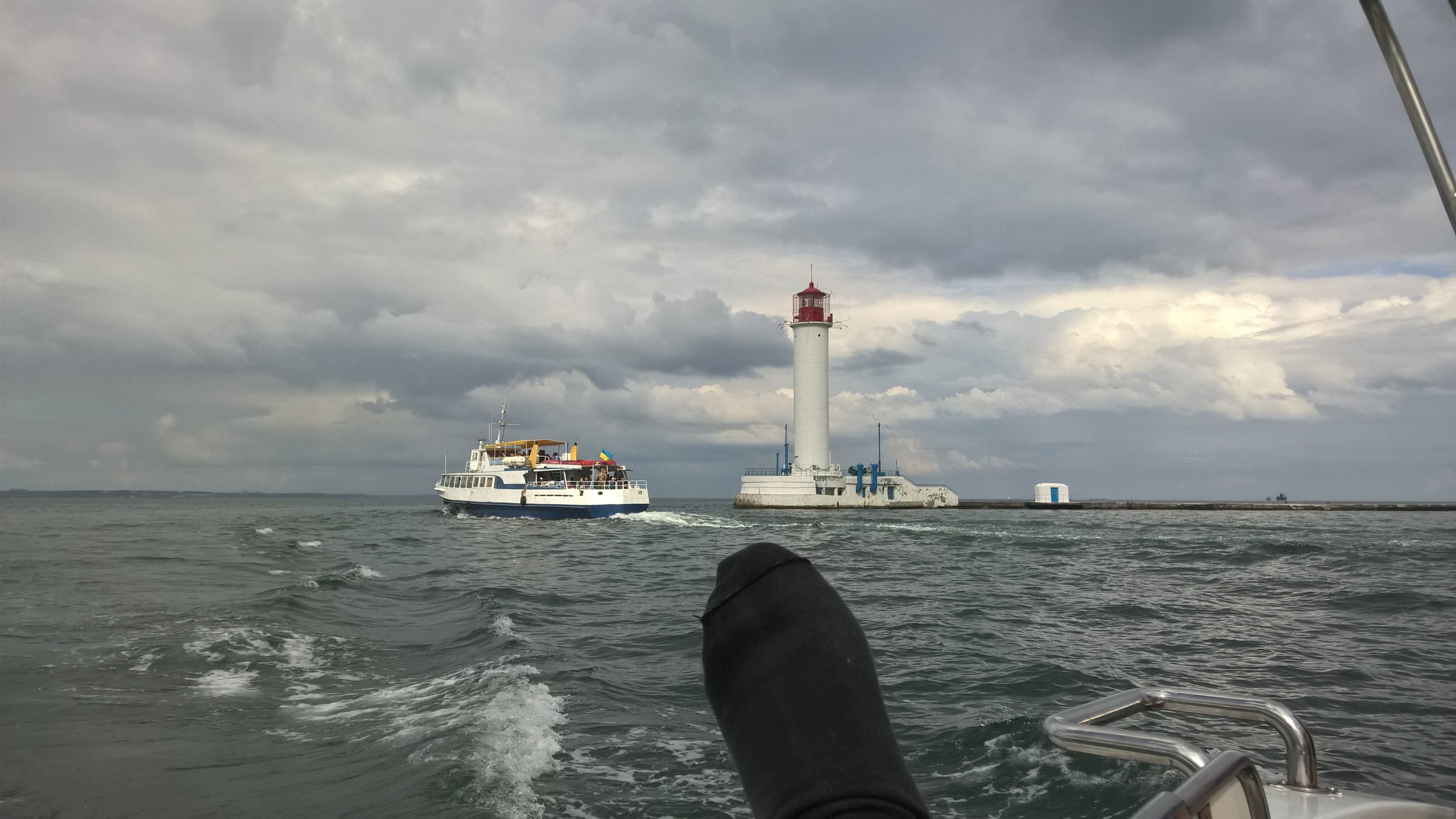 Odessa port lighthouse.