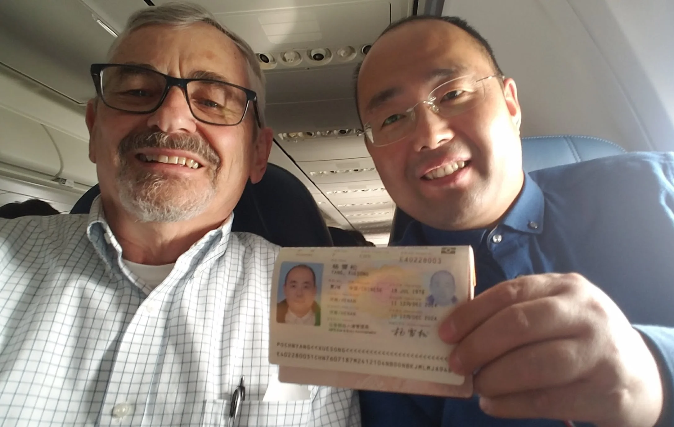 Mr. Suko meets Mr. Yang as we take a selfie.