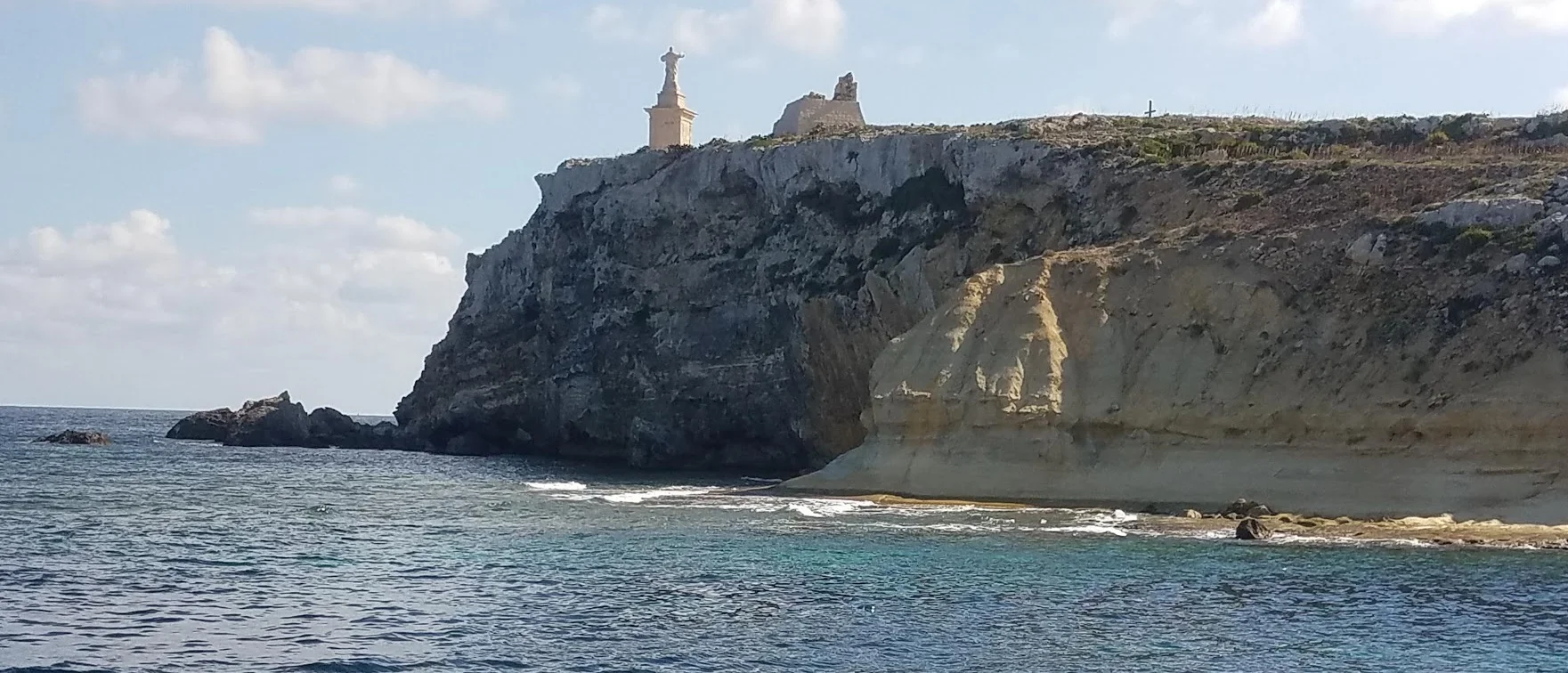 This beach on St. Paul’s island that Paul’s ship was thought to be wrecked on in Malta (Acts 27). A second possible site has been more recently discovered farther to the south on Malta where an ancient anchor was discovered.