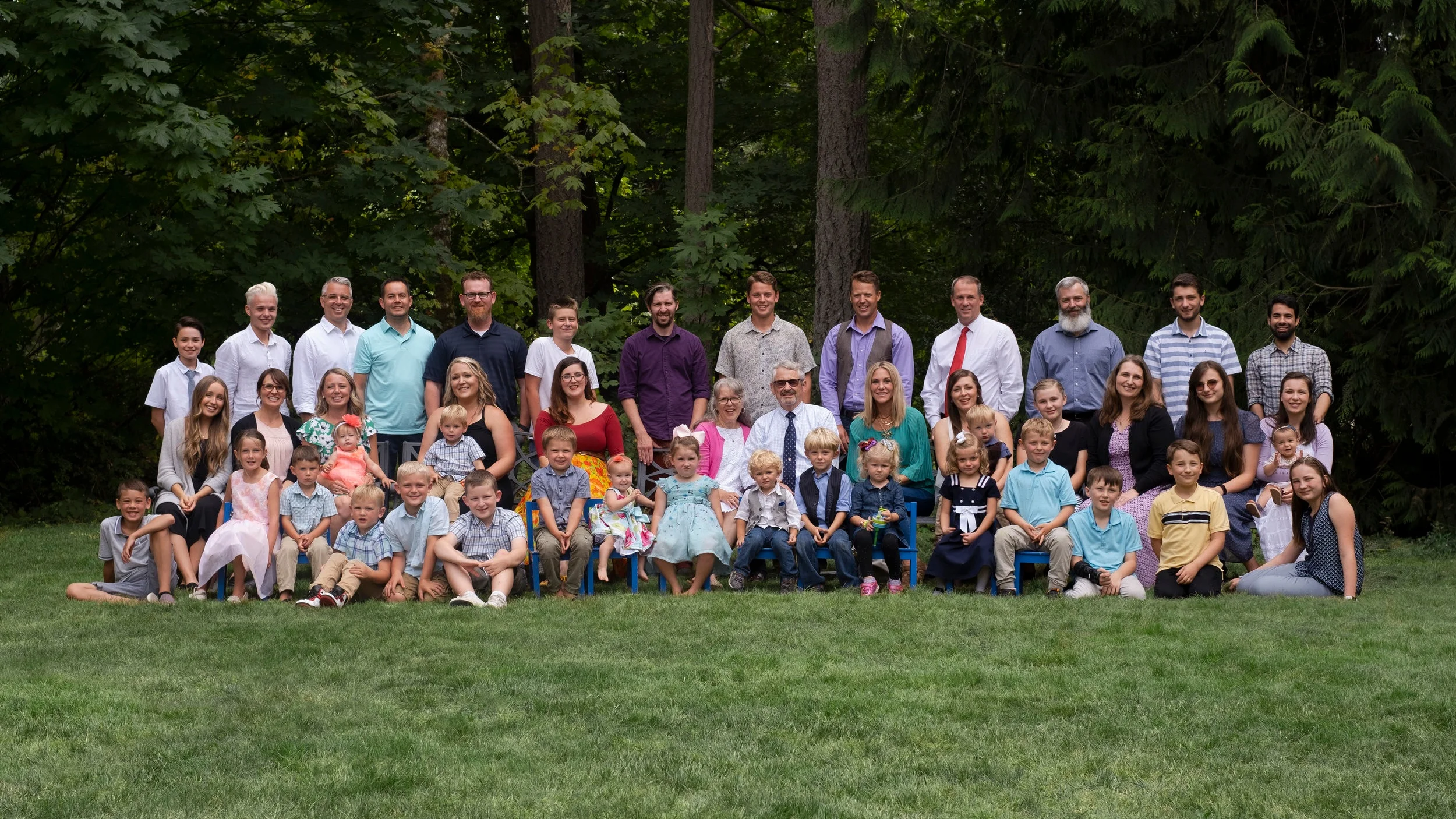 One last photo from Mark and my 50th wedding anniversary celebration of all our children and their families. I’m very thankful for the happy relationships we have with all of these dear people. To God be the glory!!