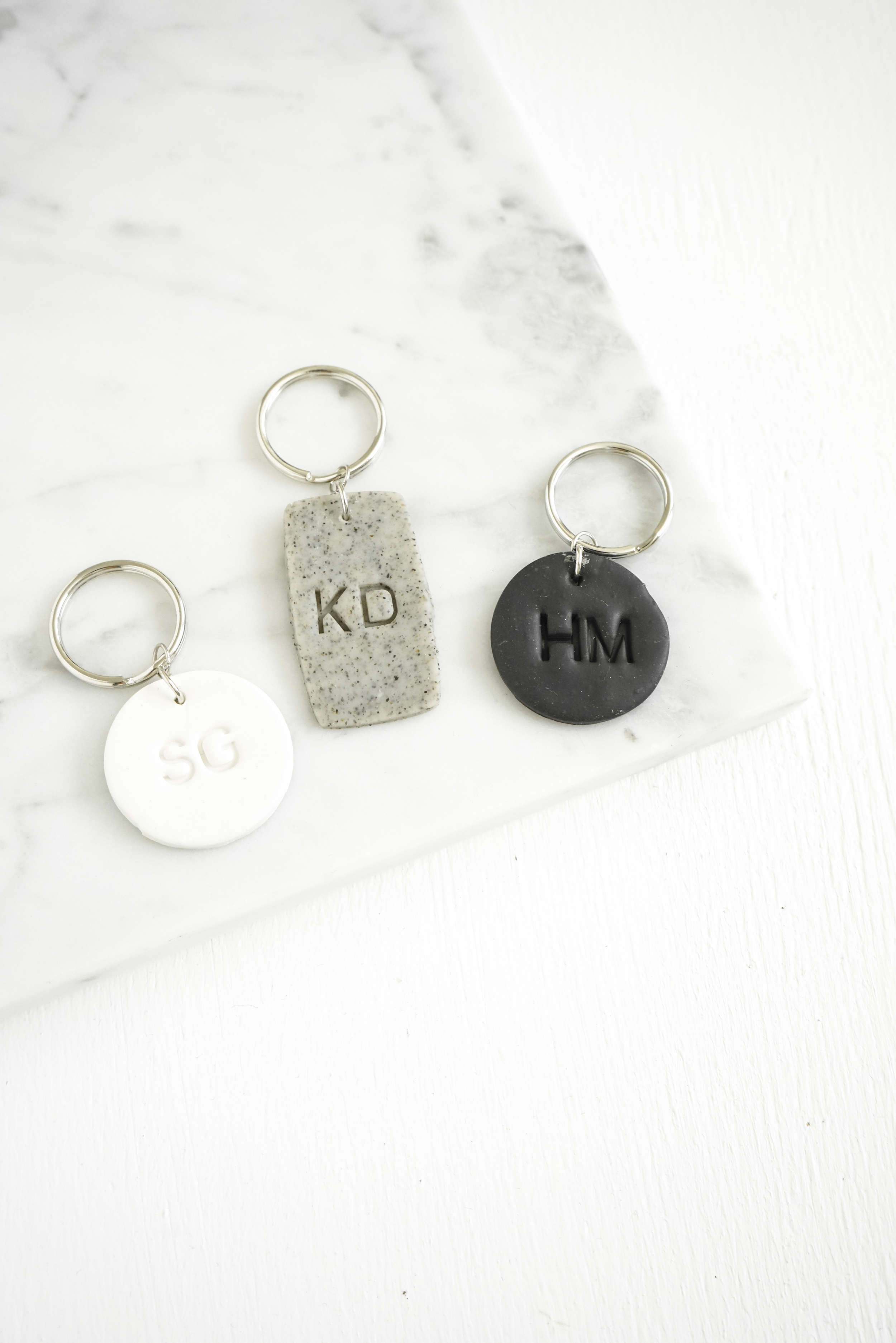 DIY Clay Keychains + Ring Dishes