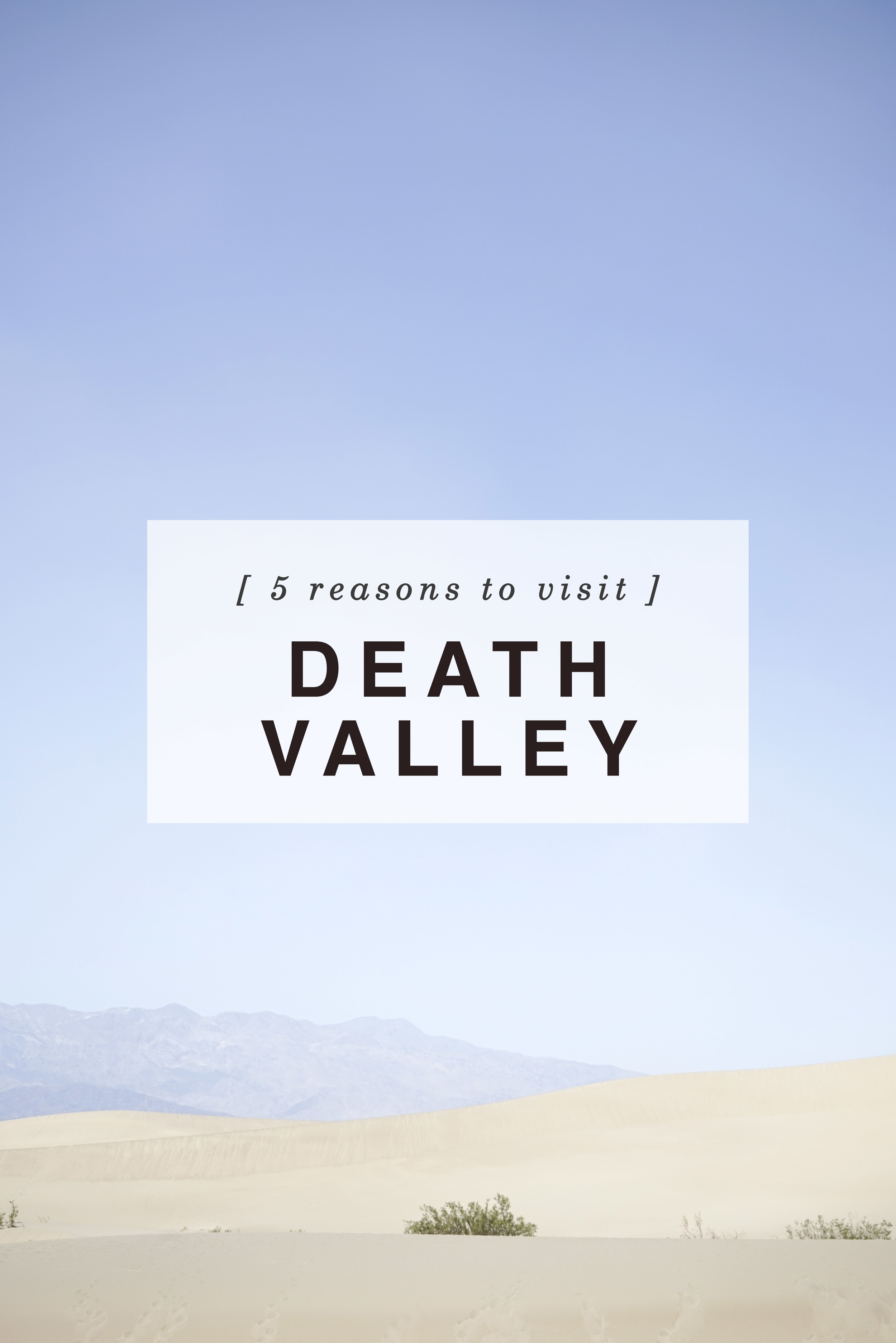 5 Reasons to Visit Death Valley Now - Shannon Did What?