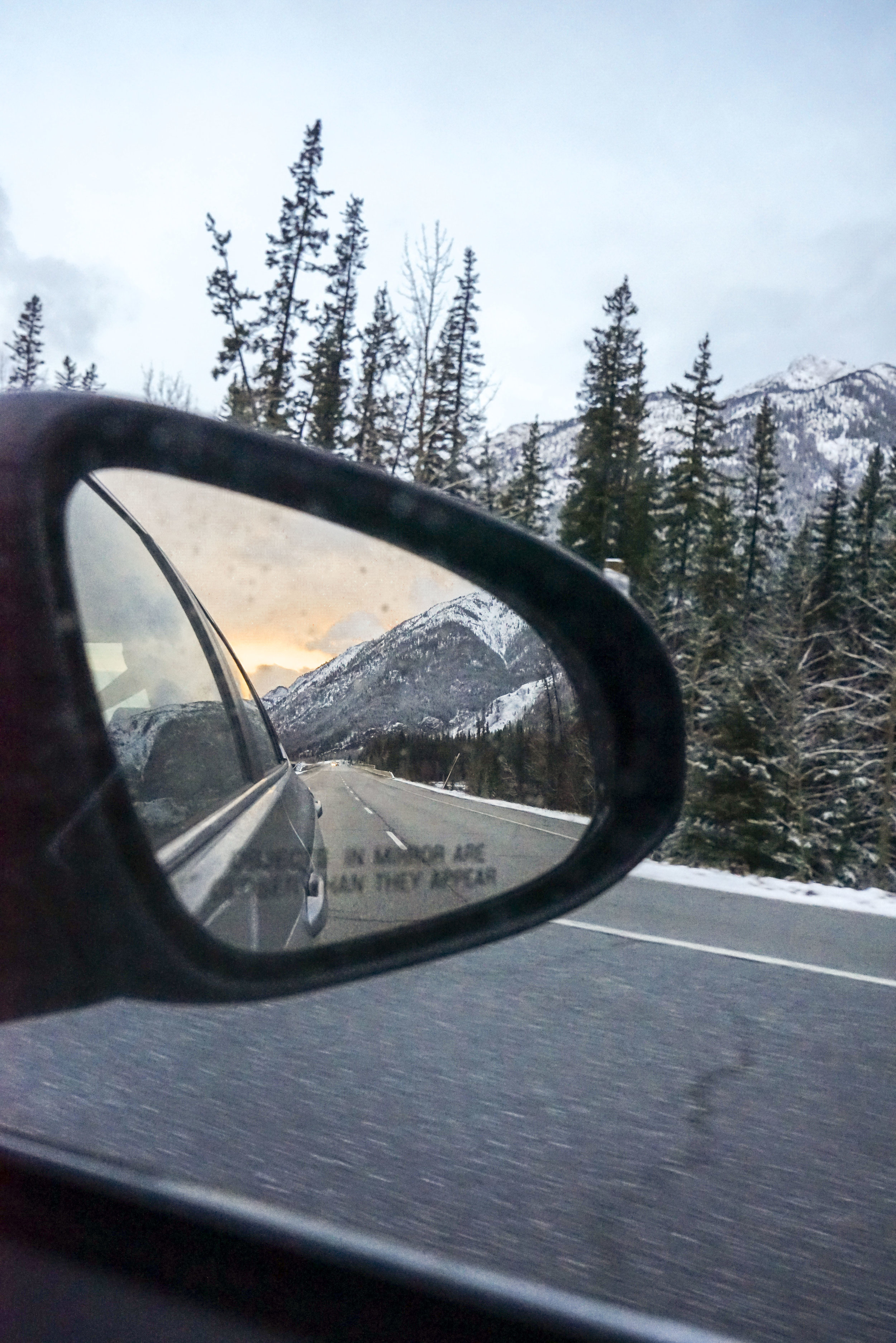 The beautiful Banff, Alberta in winter