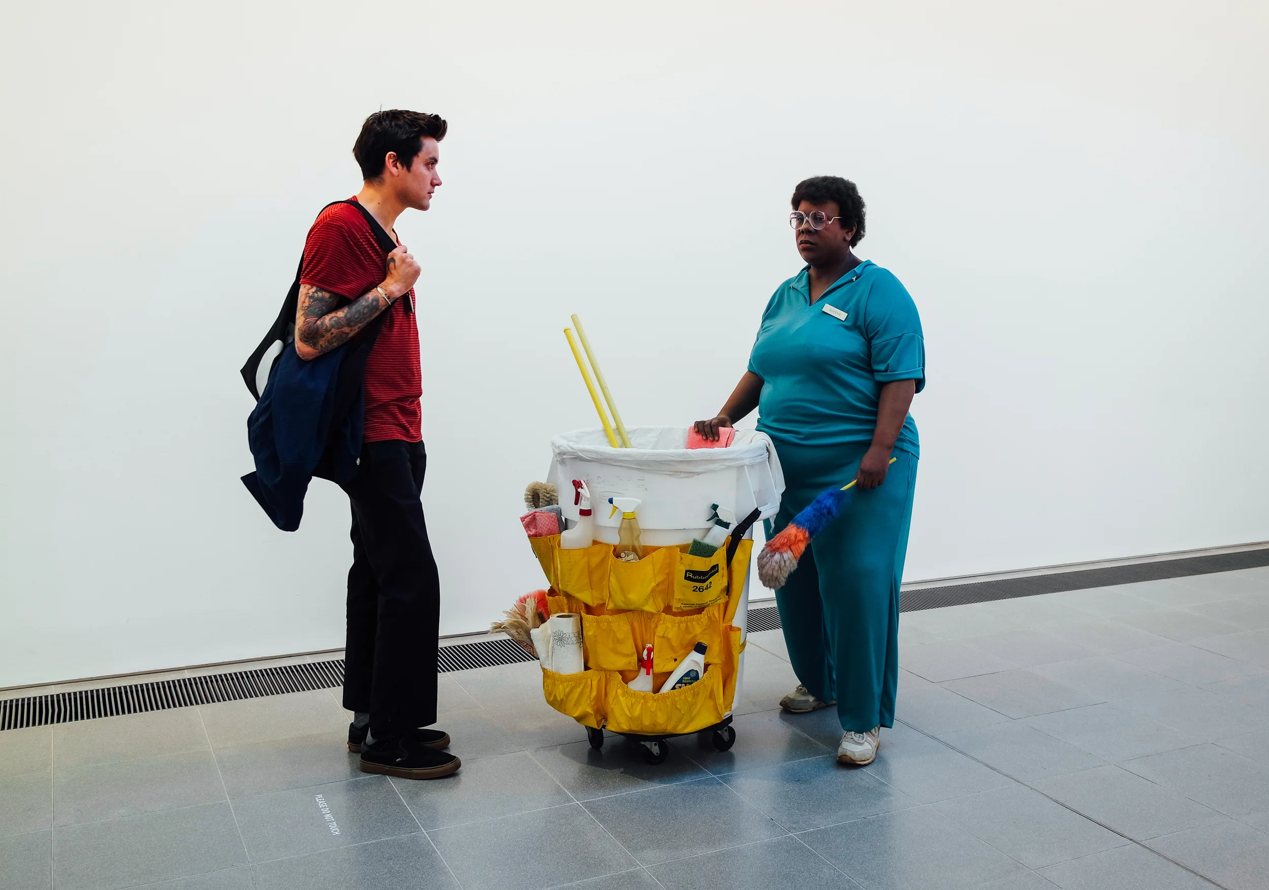 Dean and Queen - Duane Hanson show at The Serpentine 