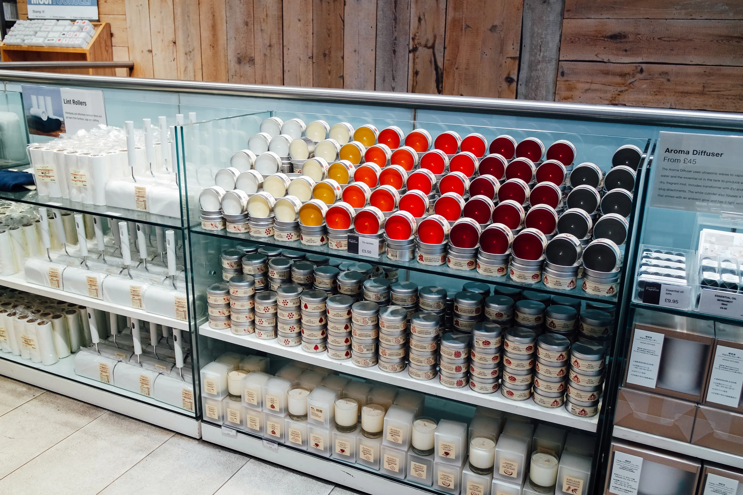 Muji candles