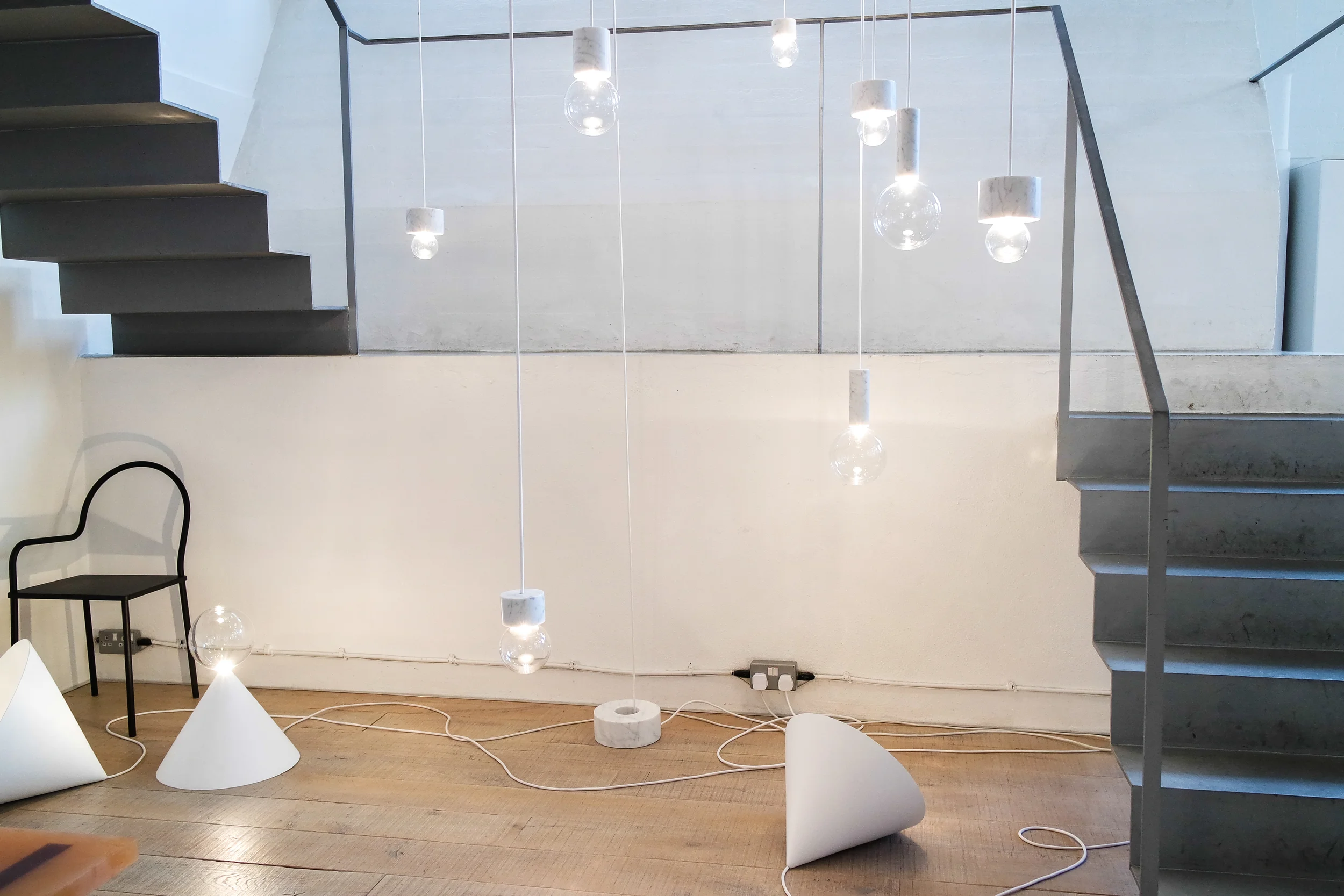 Light display in Viaduct store 