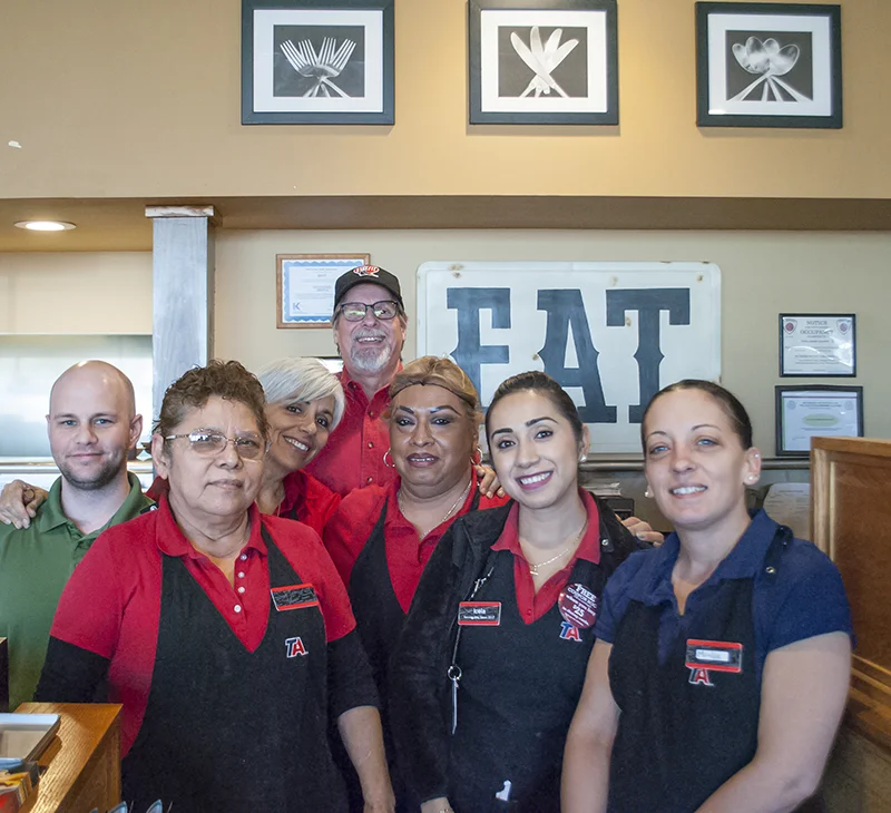 Our servers and chef.