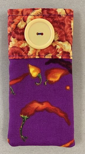 Hot Peppers Glasses Case