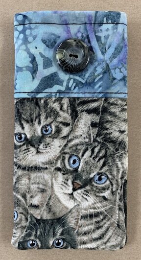 Blue-Eyed Cats Glasses Case