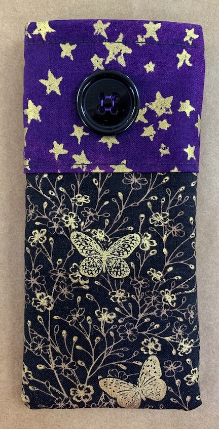 Butterflies and Stars Glasses Case