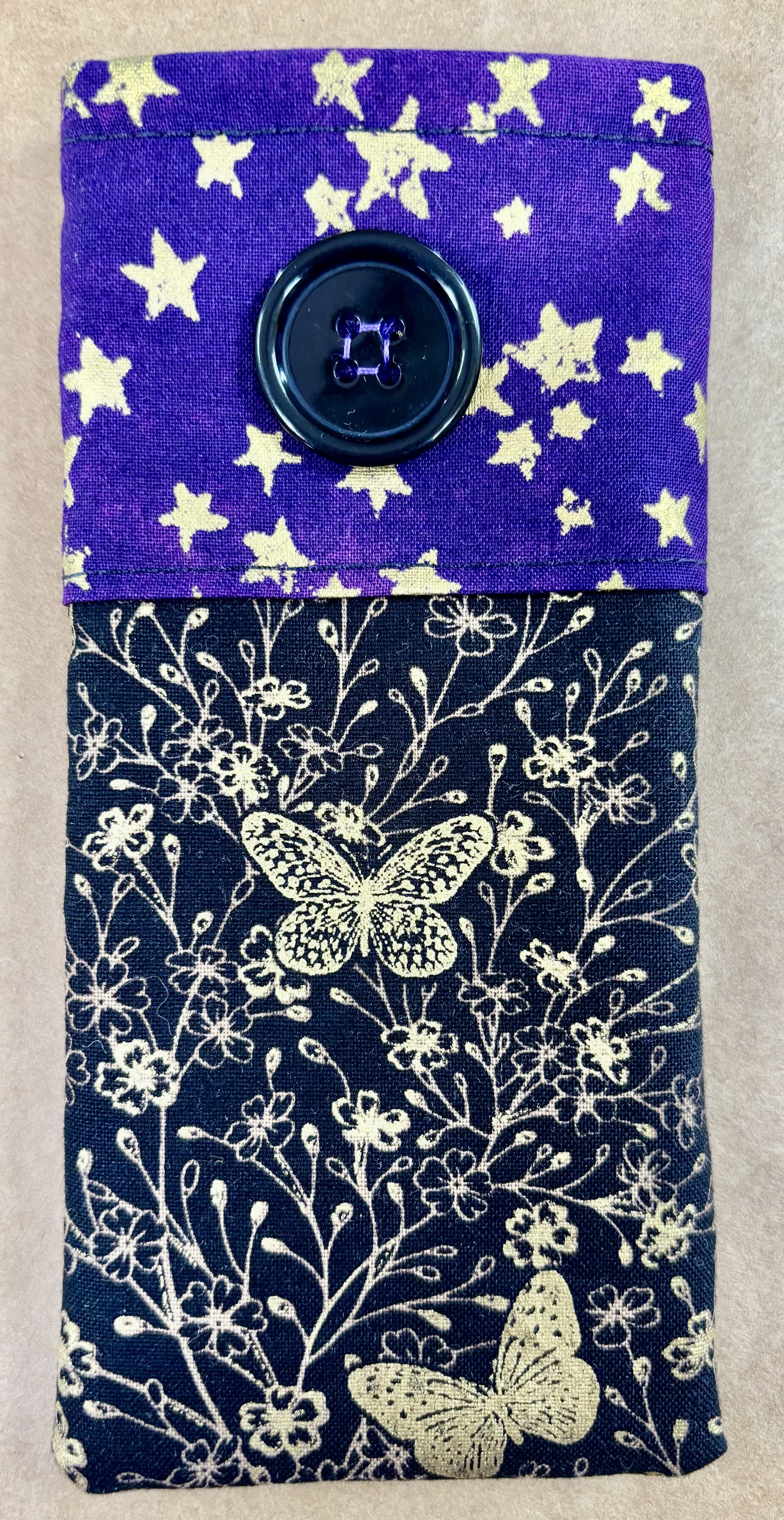 Butterflies and Stars Glasses Case