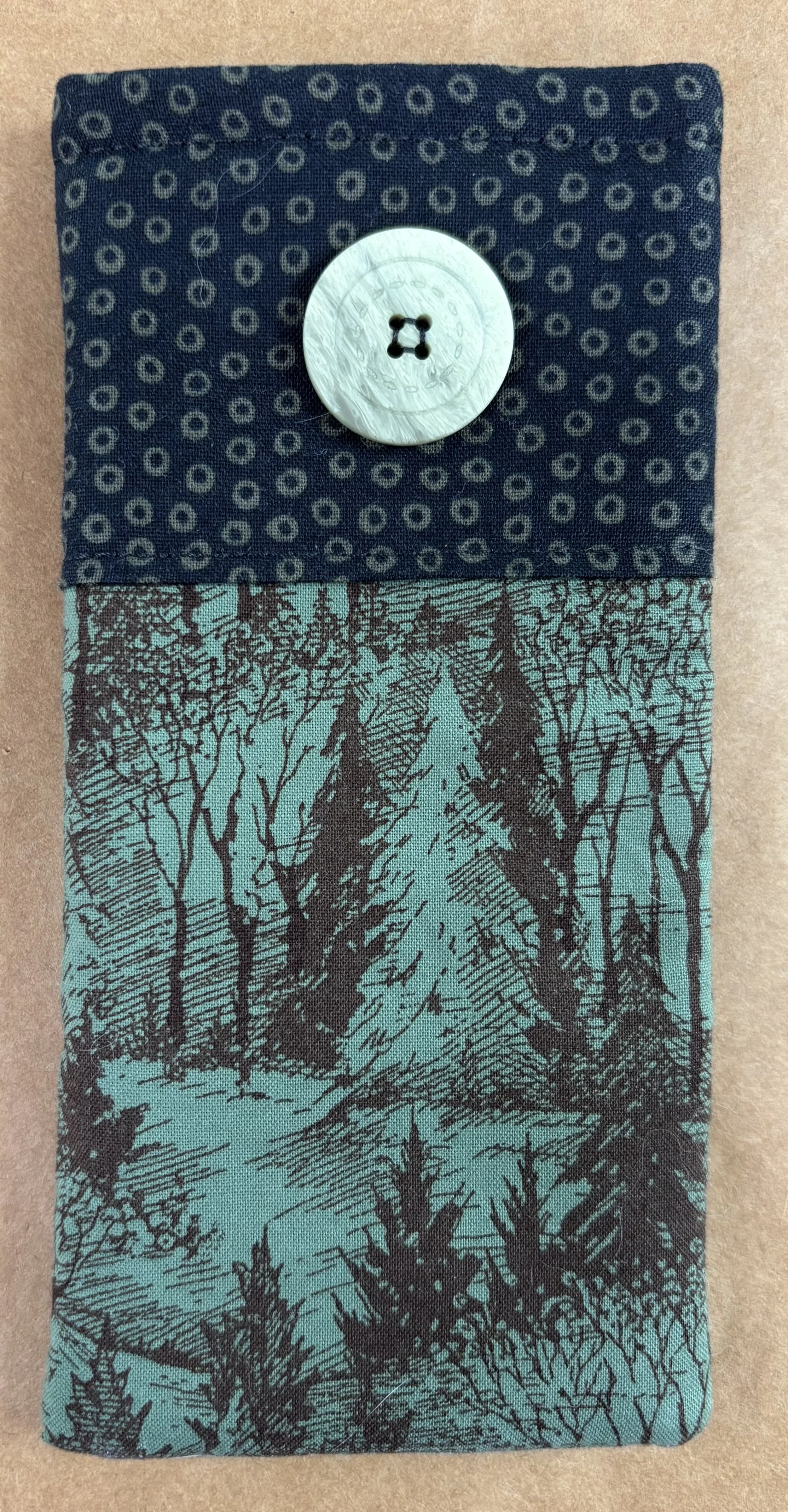 Green Forest Glasses Case