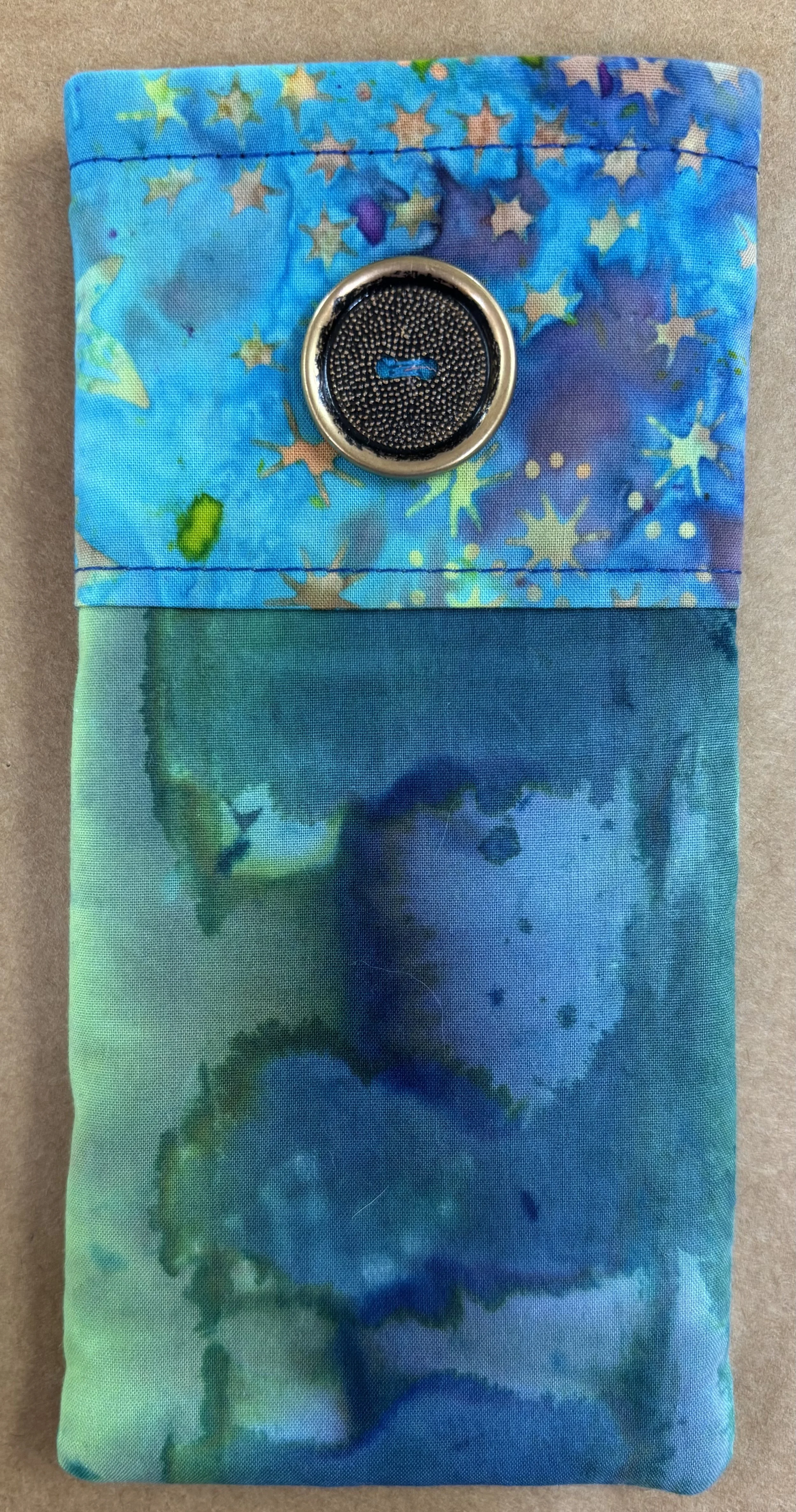 Shades of Blue Glasses Case