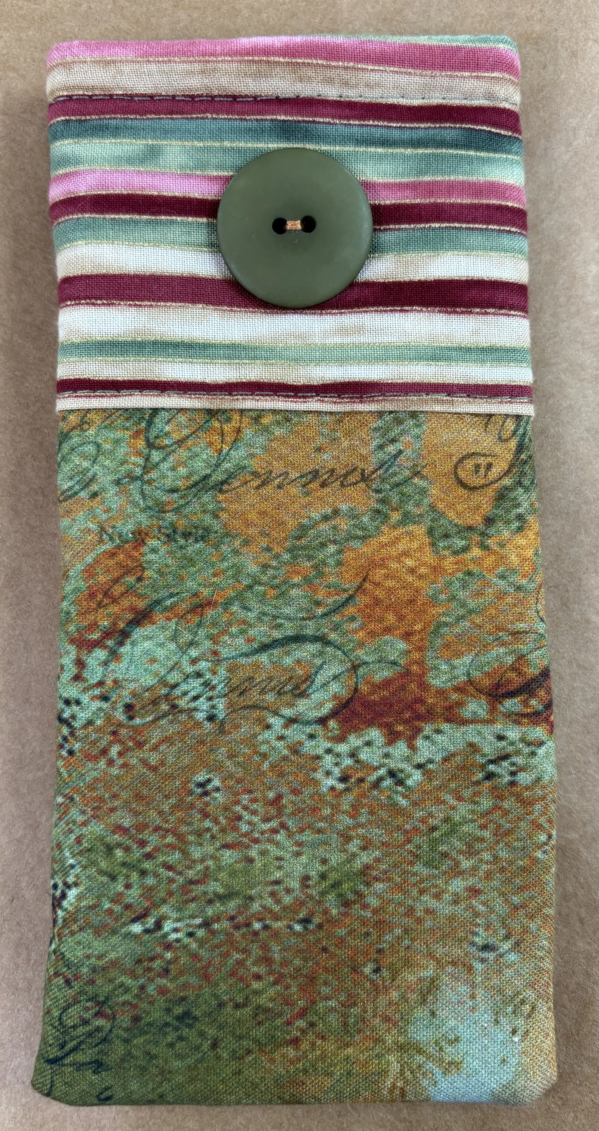 Stripe Top Glasses Case