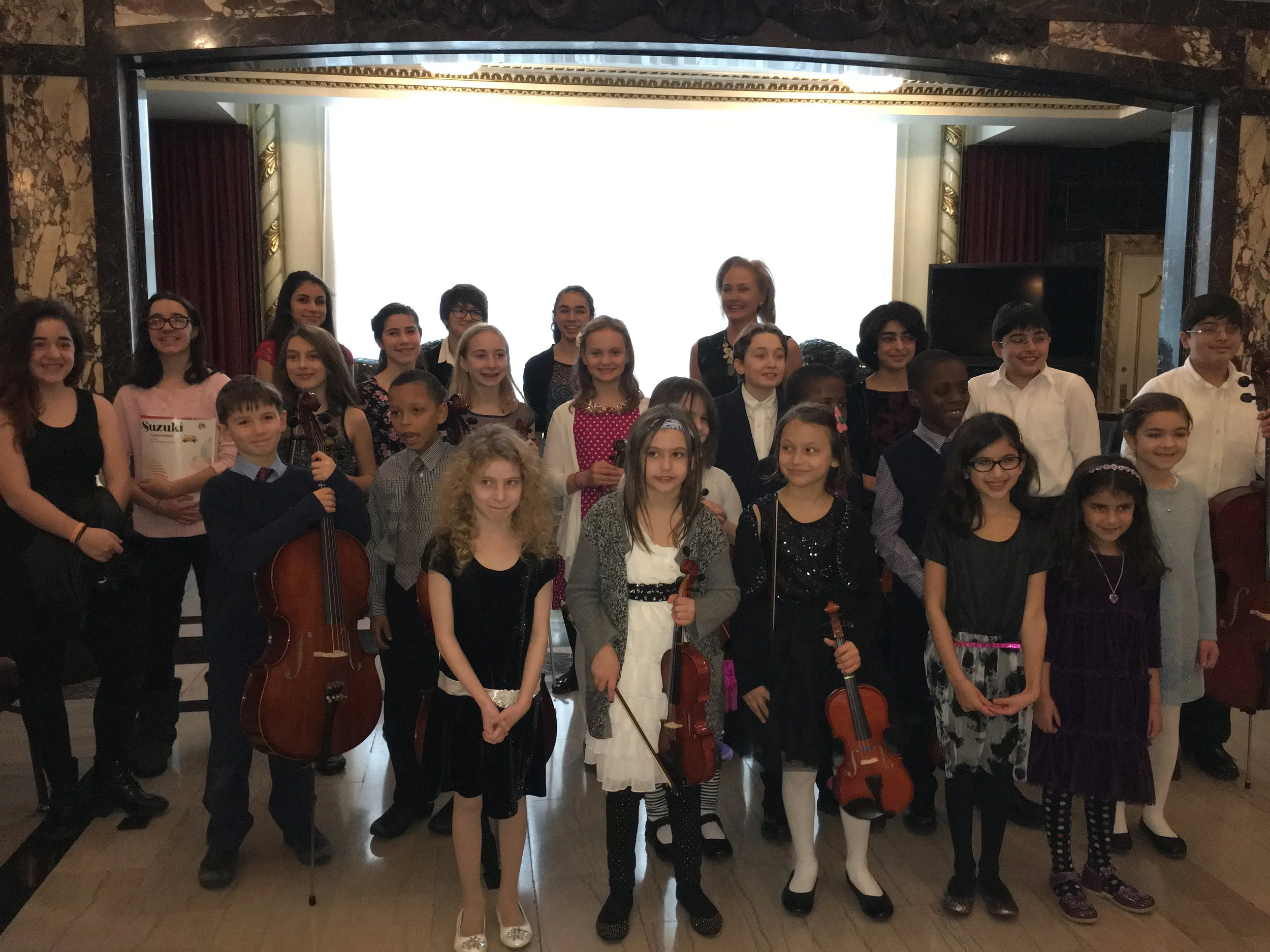 Ms. Galina Studio recital in heinz hall grand lobby, 2016, pittsburgh, pa