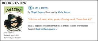 Read the whole review here: https://www.kirkusreviews.com/book-reviews/abigail-rayner/i-am-a-thief/