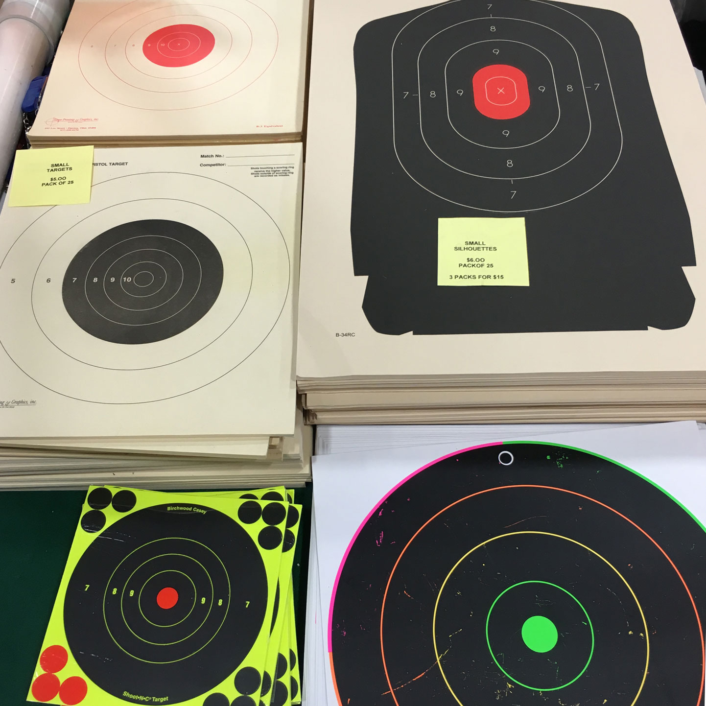 Nations Gun Show, Shooting Range Targets