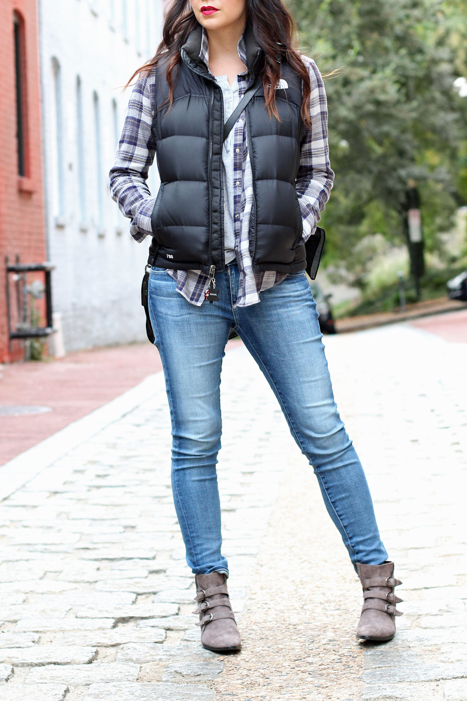 The North Face Vest Outfit