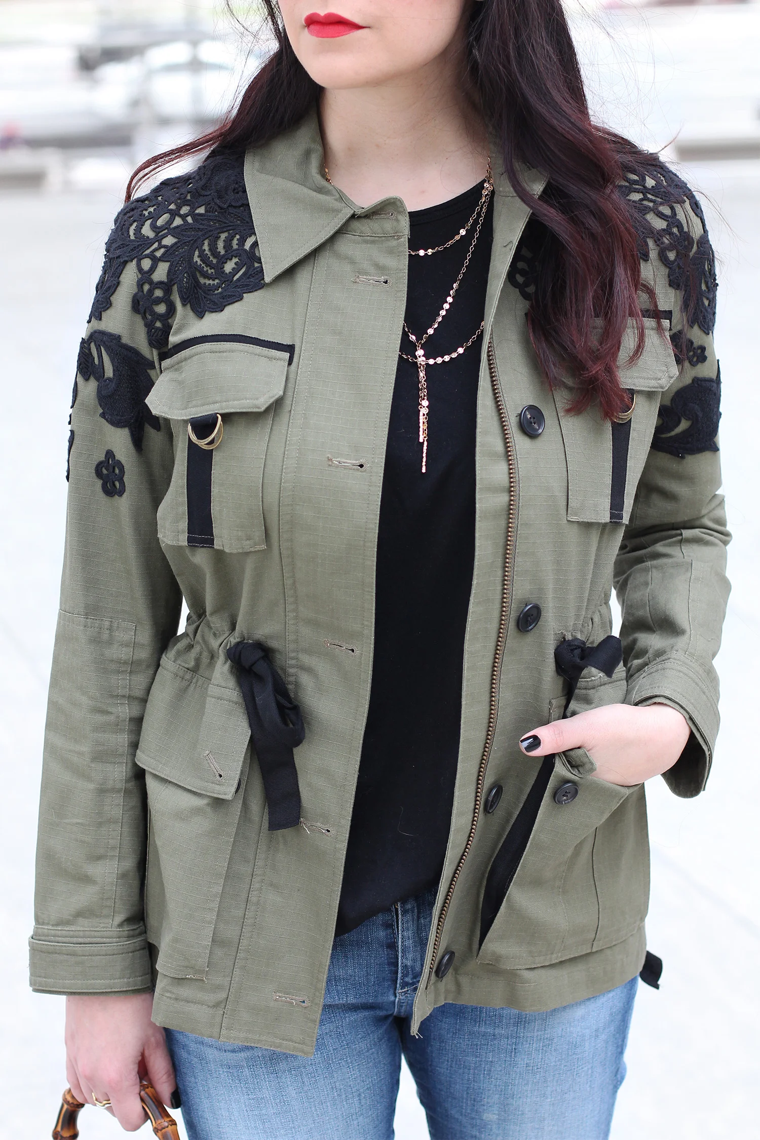 This Veronica Beard jacket is beautiful but I wasn't paying retail because it's unlined so finally after watching this for almost eight months I got this at 70% off.