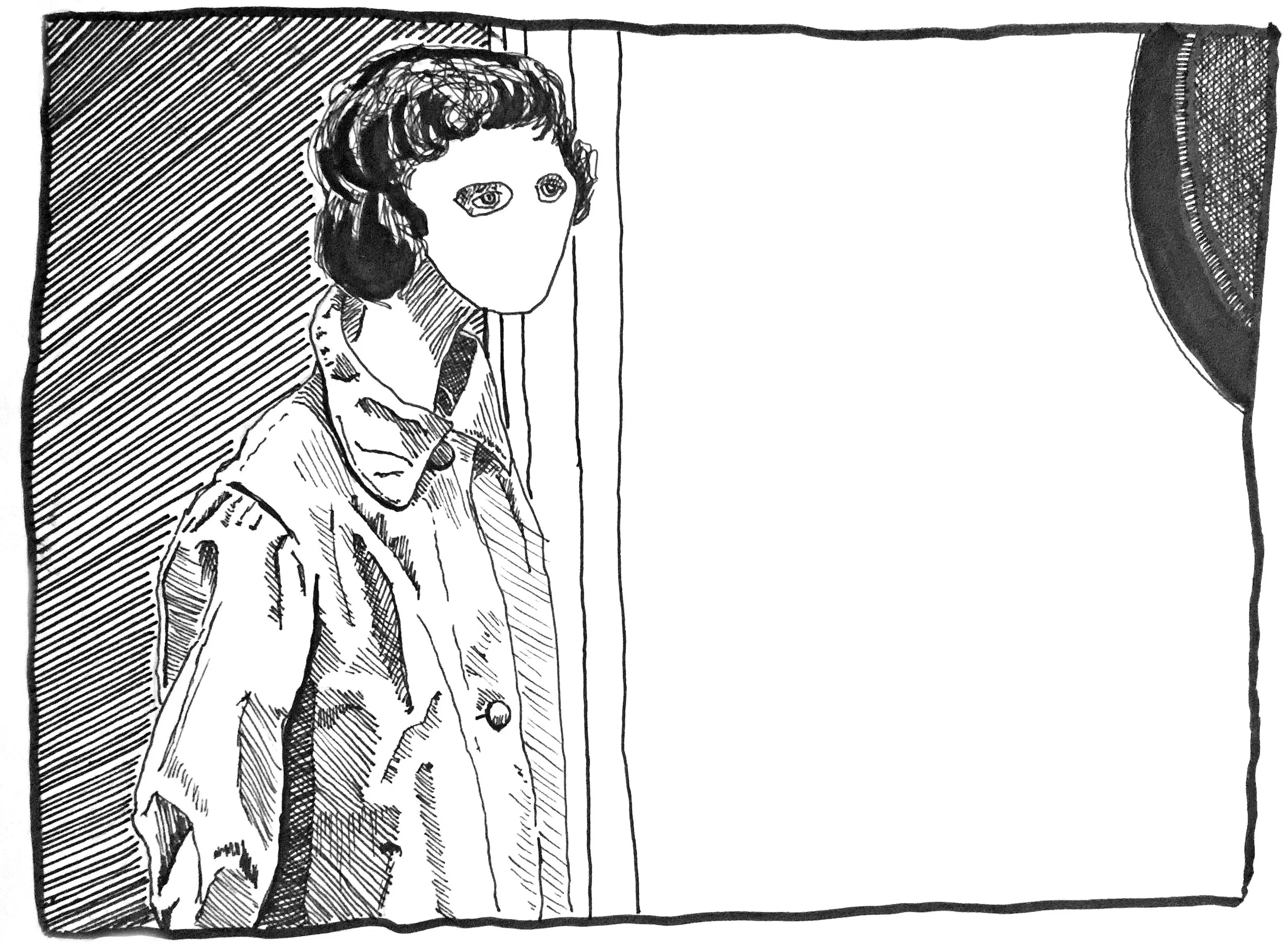 Eyes Without A Face (Pen & Ink, 2016)